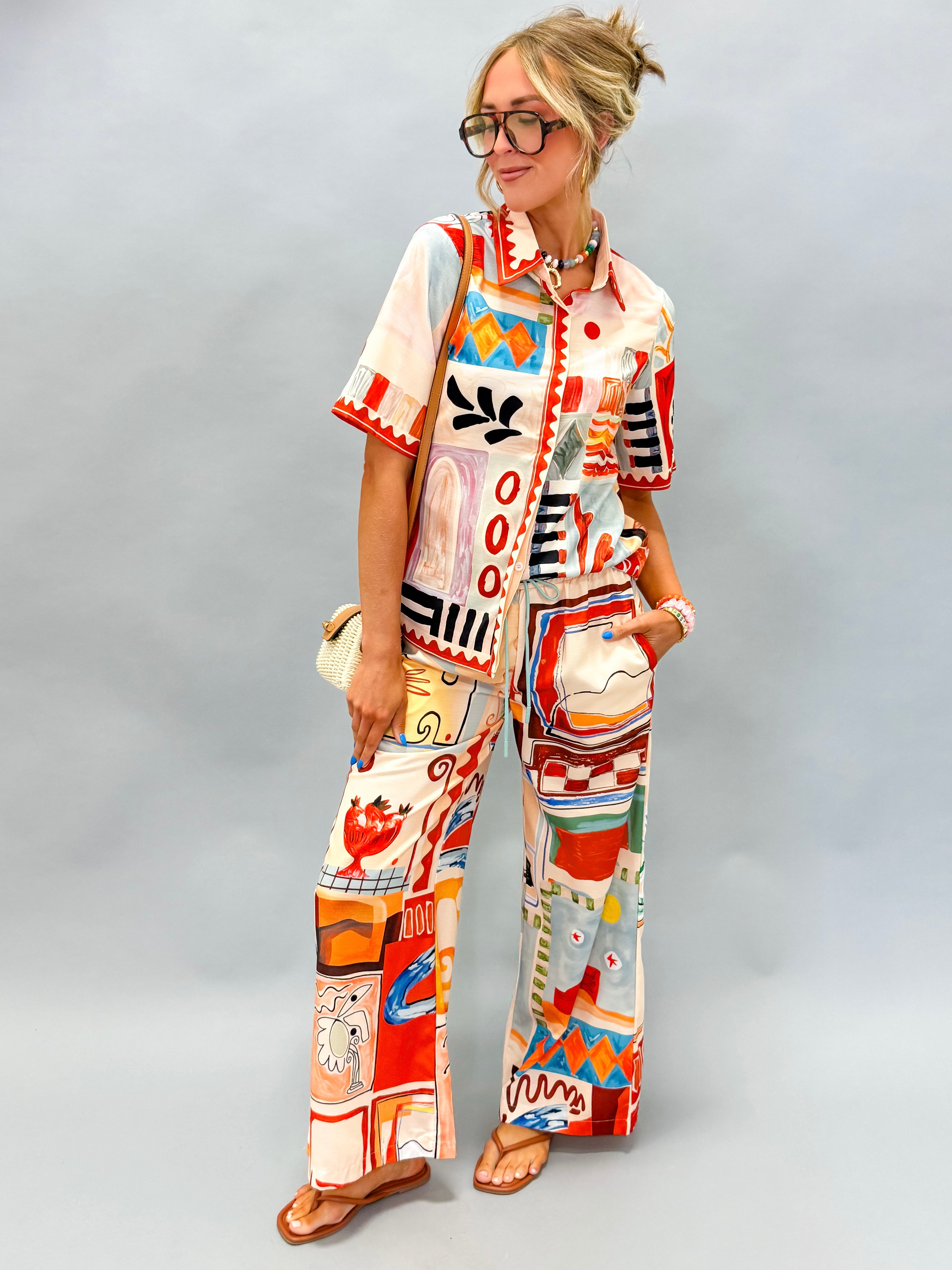 Blair Boho Top and Pants Set