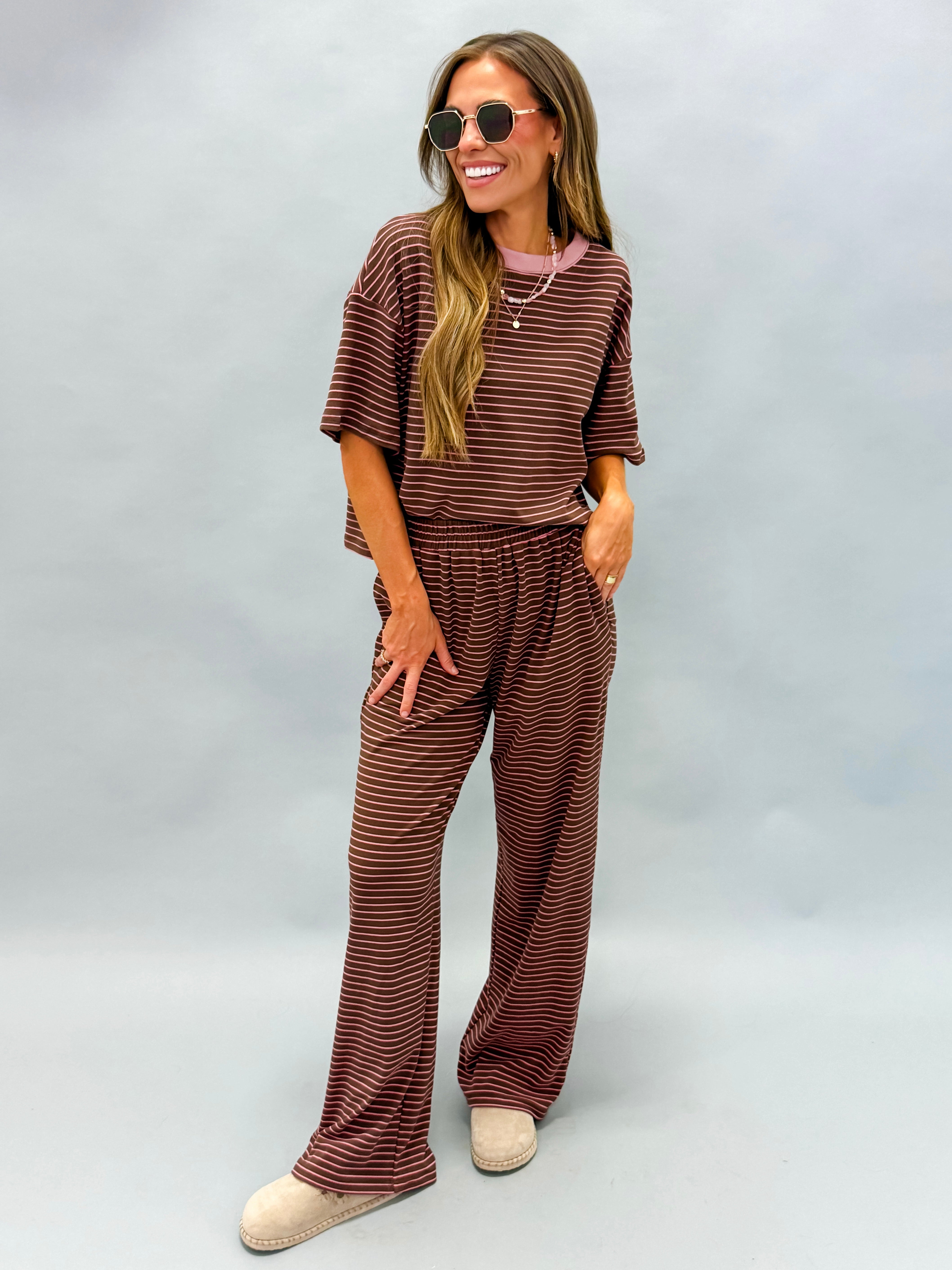 Celia Striped Boxy Top