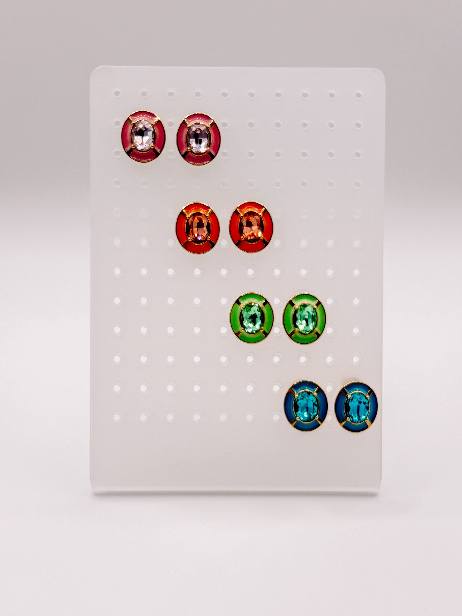 Cobie Gemstone Stud Earrings