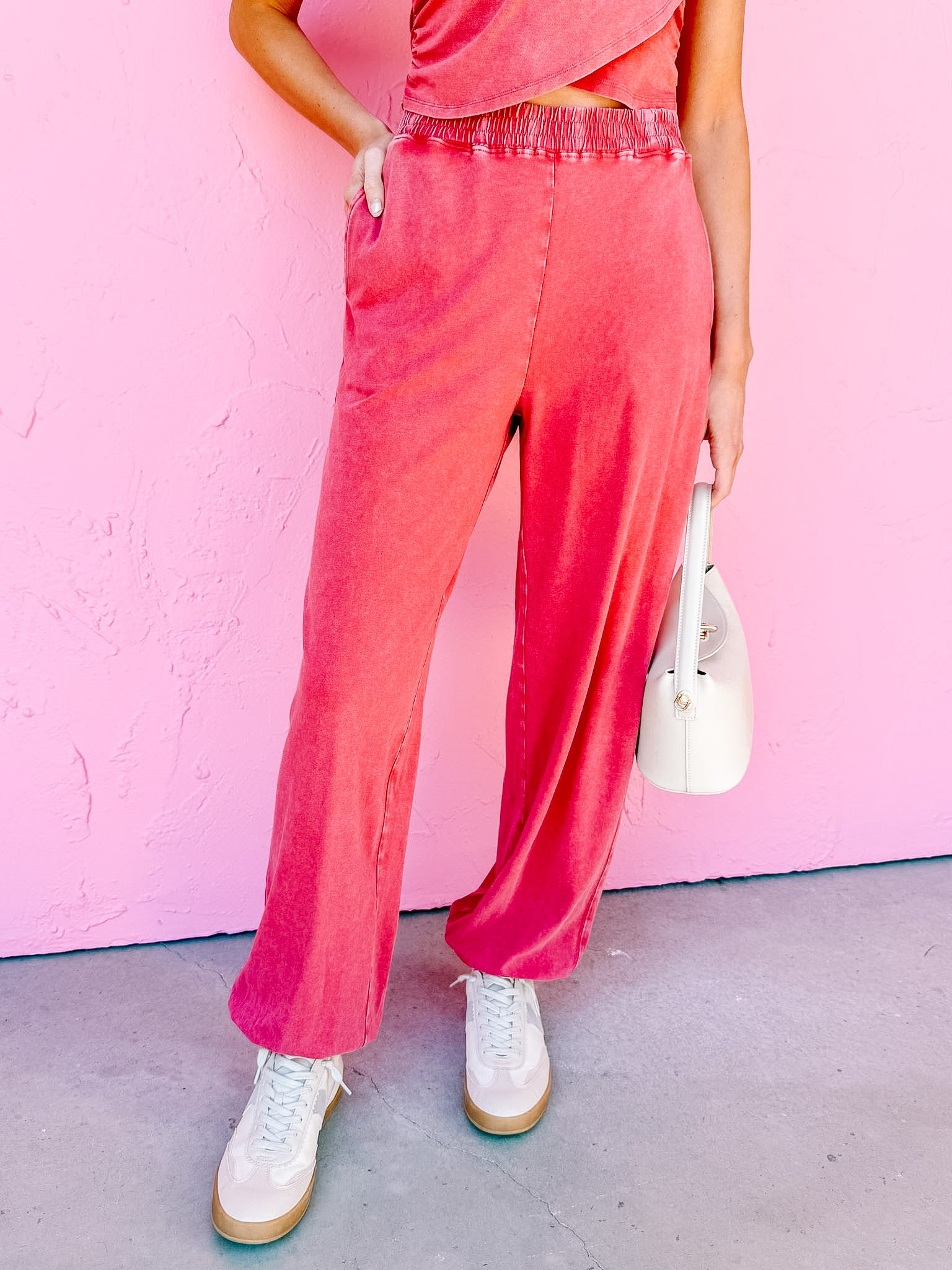 Cora Crop Top Jogger Set