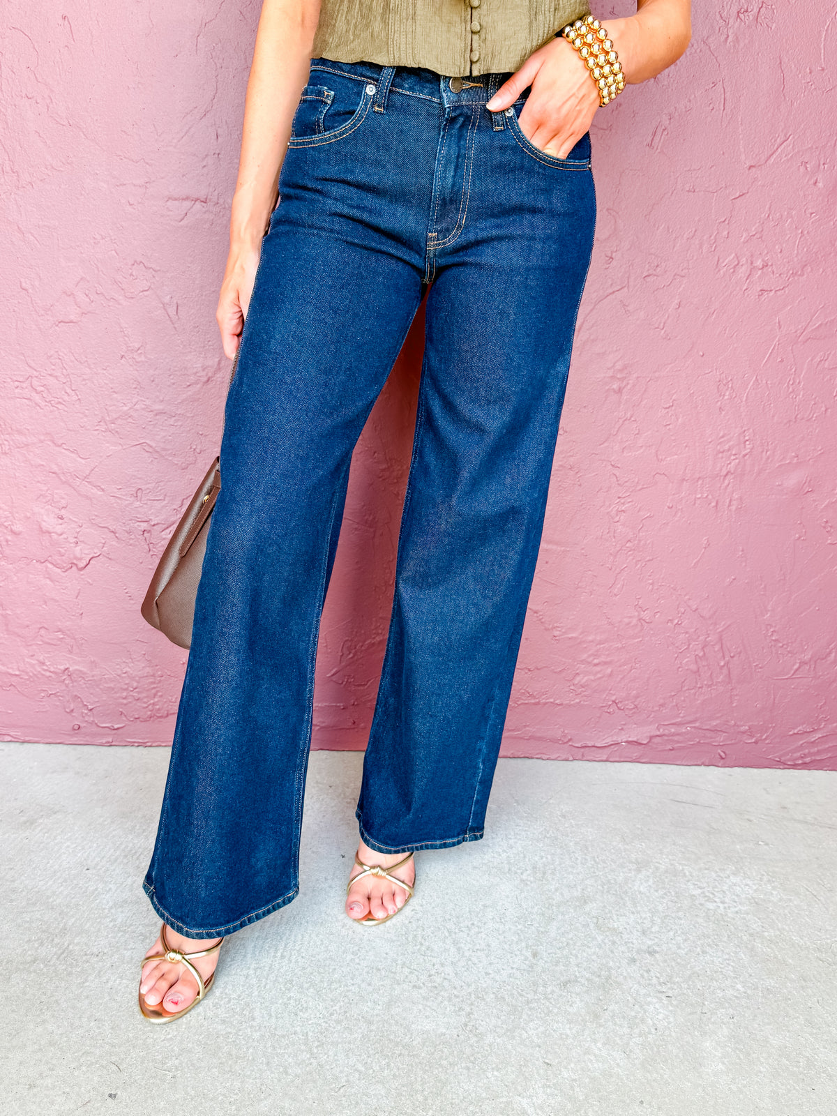 Delancey High Rise Dark Denim Jeans