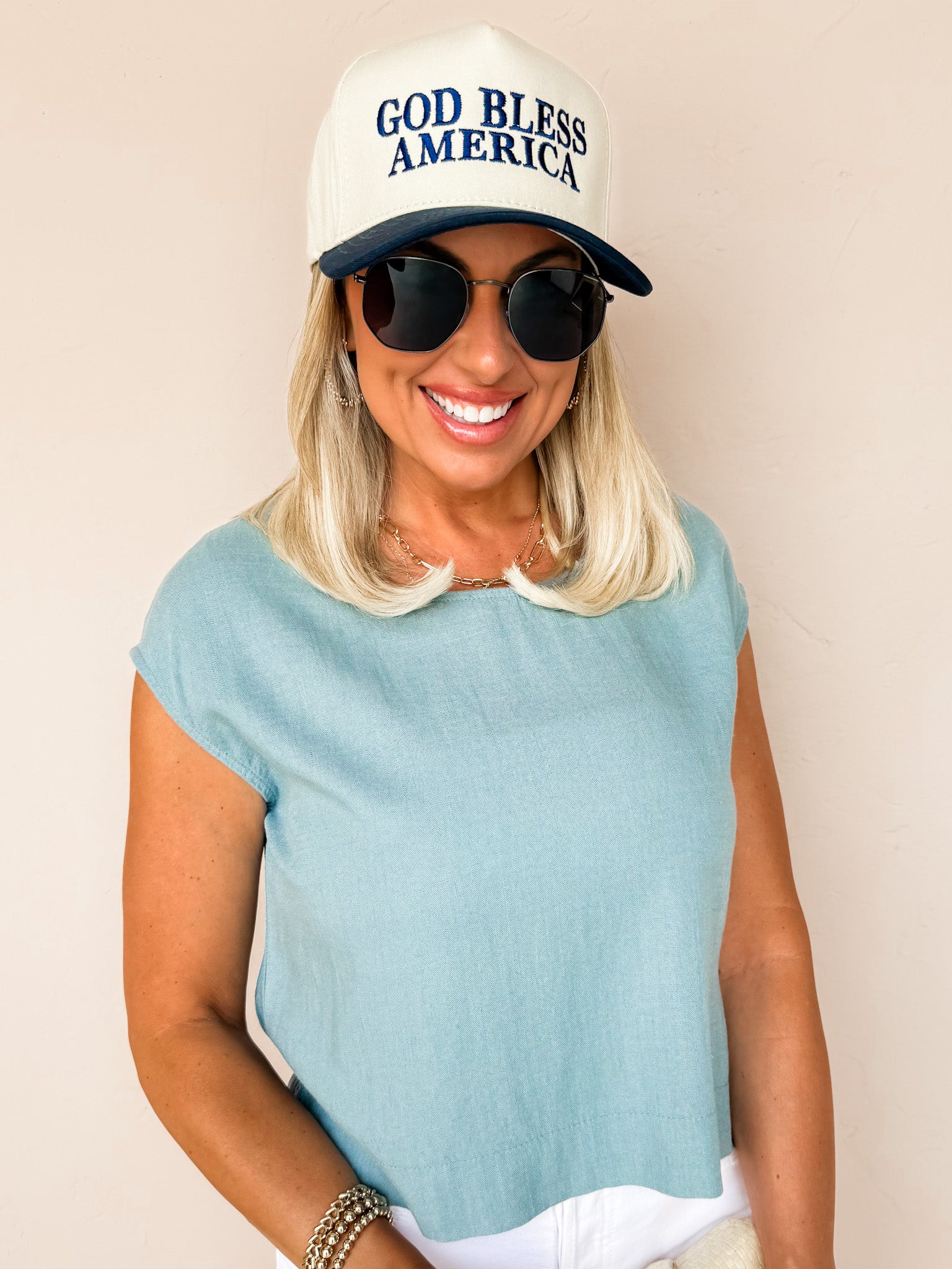 Ease of Summer Short Sleeve Linen Top