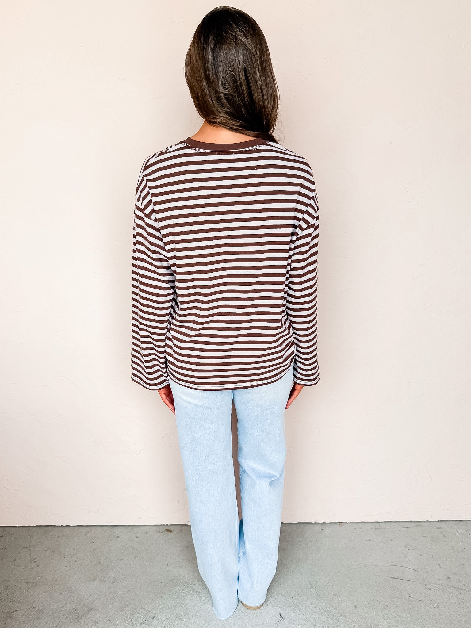 Elias Long Sleeve Striped Top