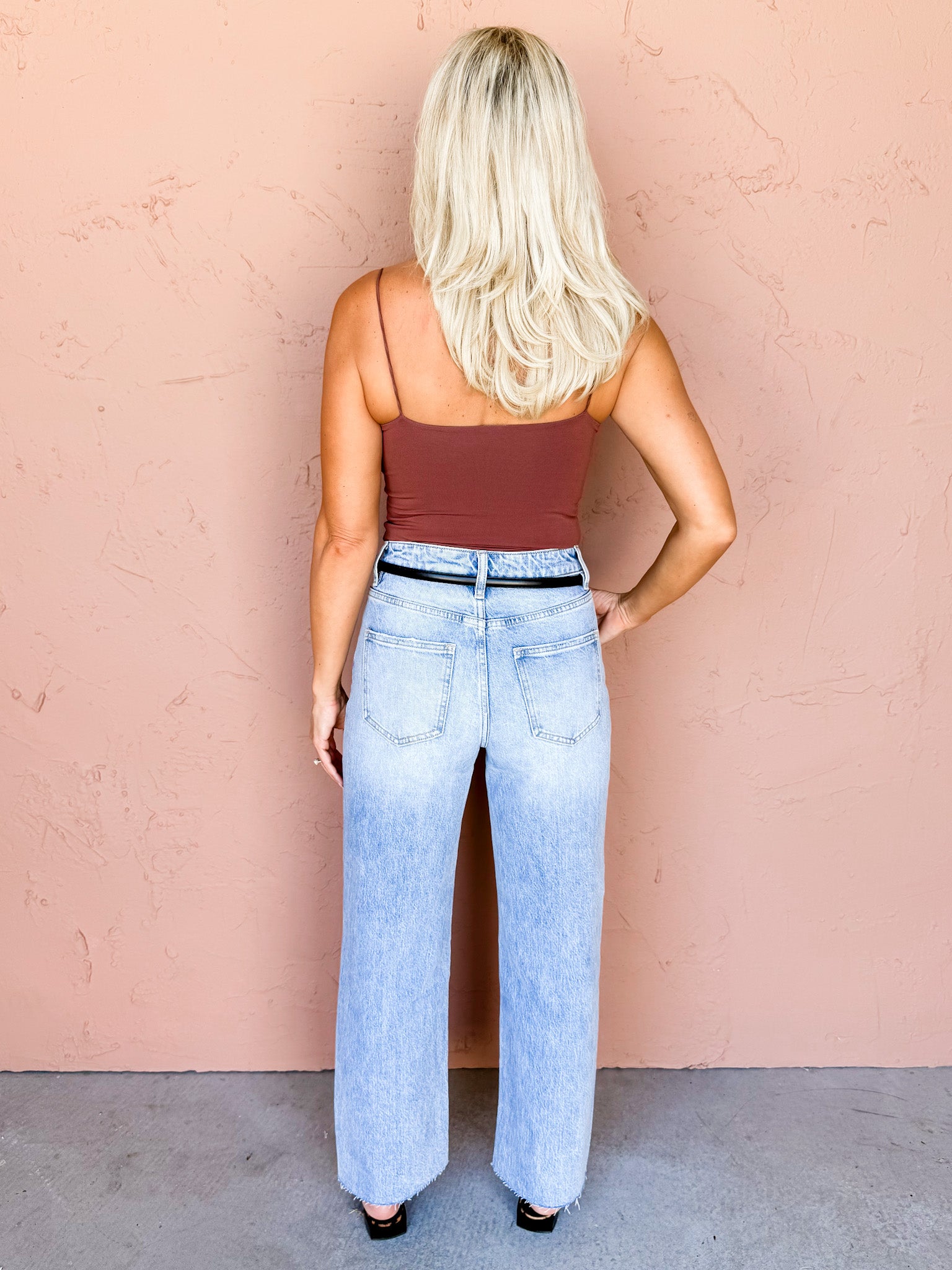 Firm Foundation Basic Cami Top-Chocolate