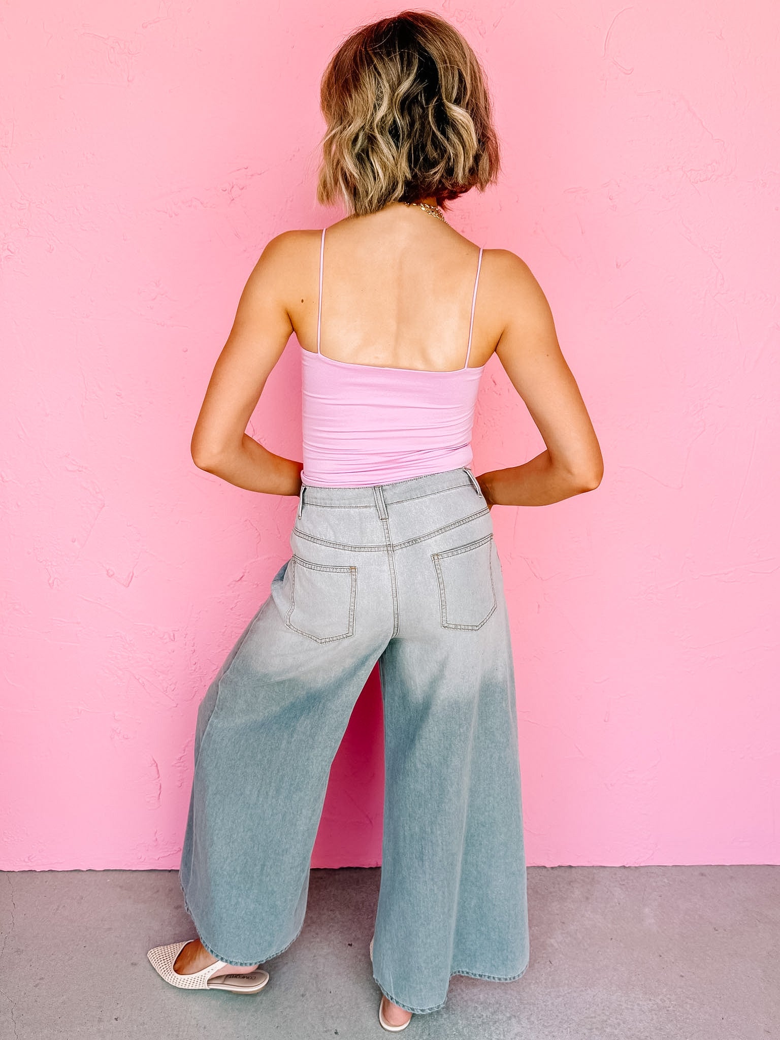 Firm Foundation Basic Cami Top-Pink