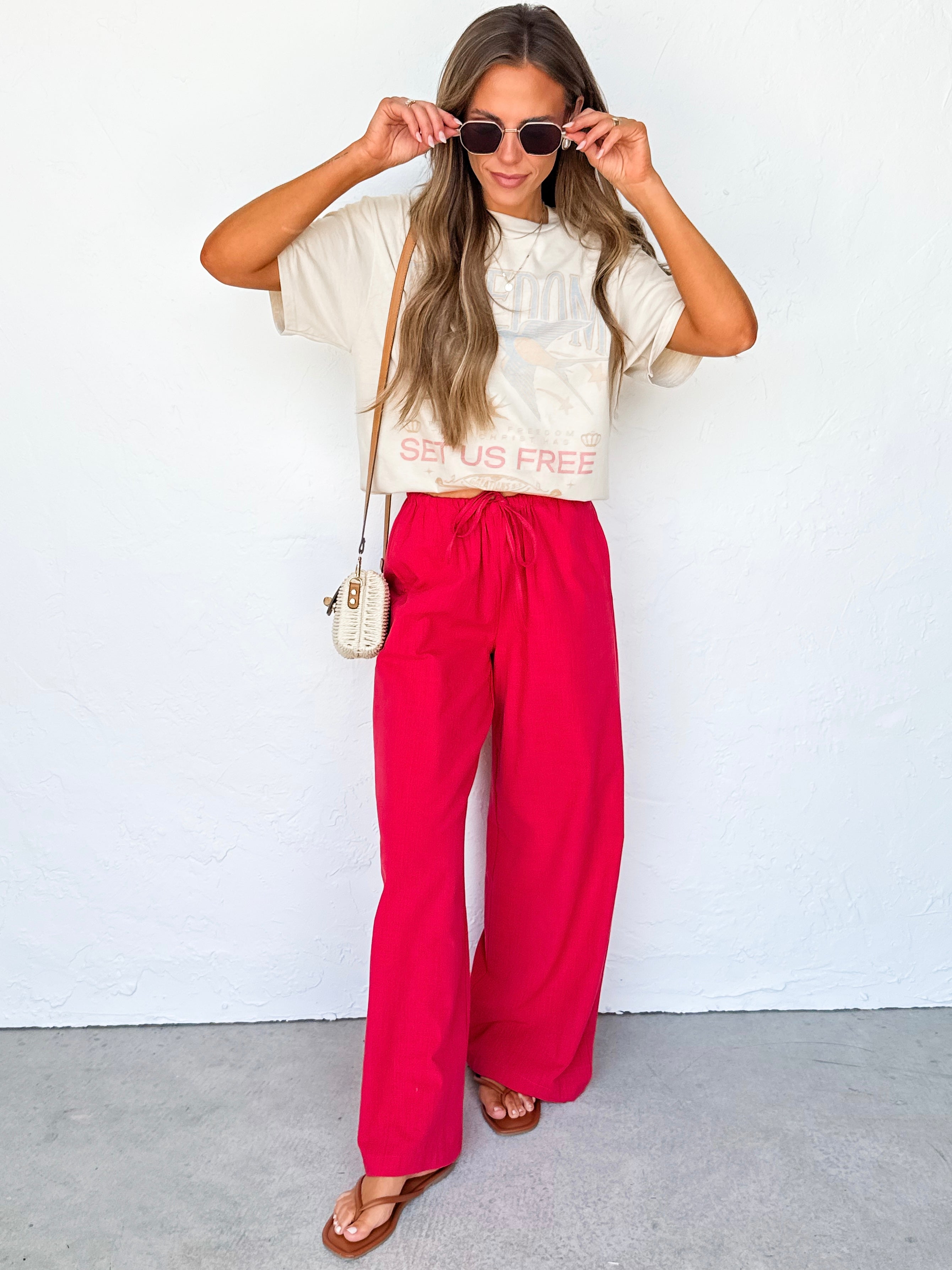 Freedom Set Us Free Oversized Graphic Tee