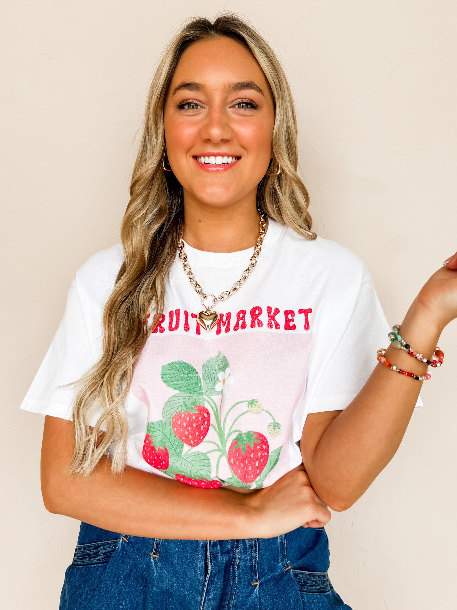 Fruit Market France Oversized Graphic Tee