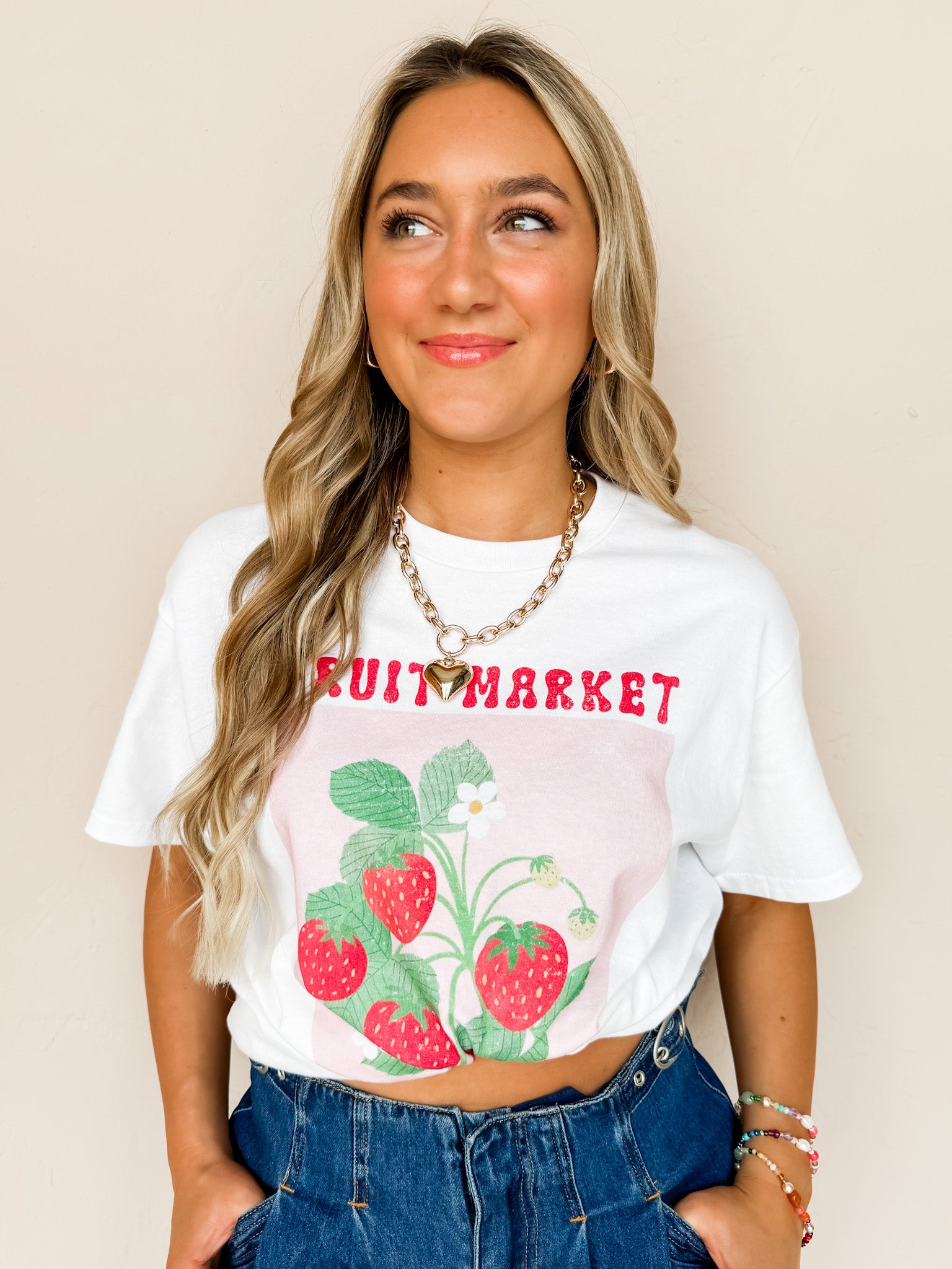 Fruit Market France Oversized Graphic Tee