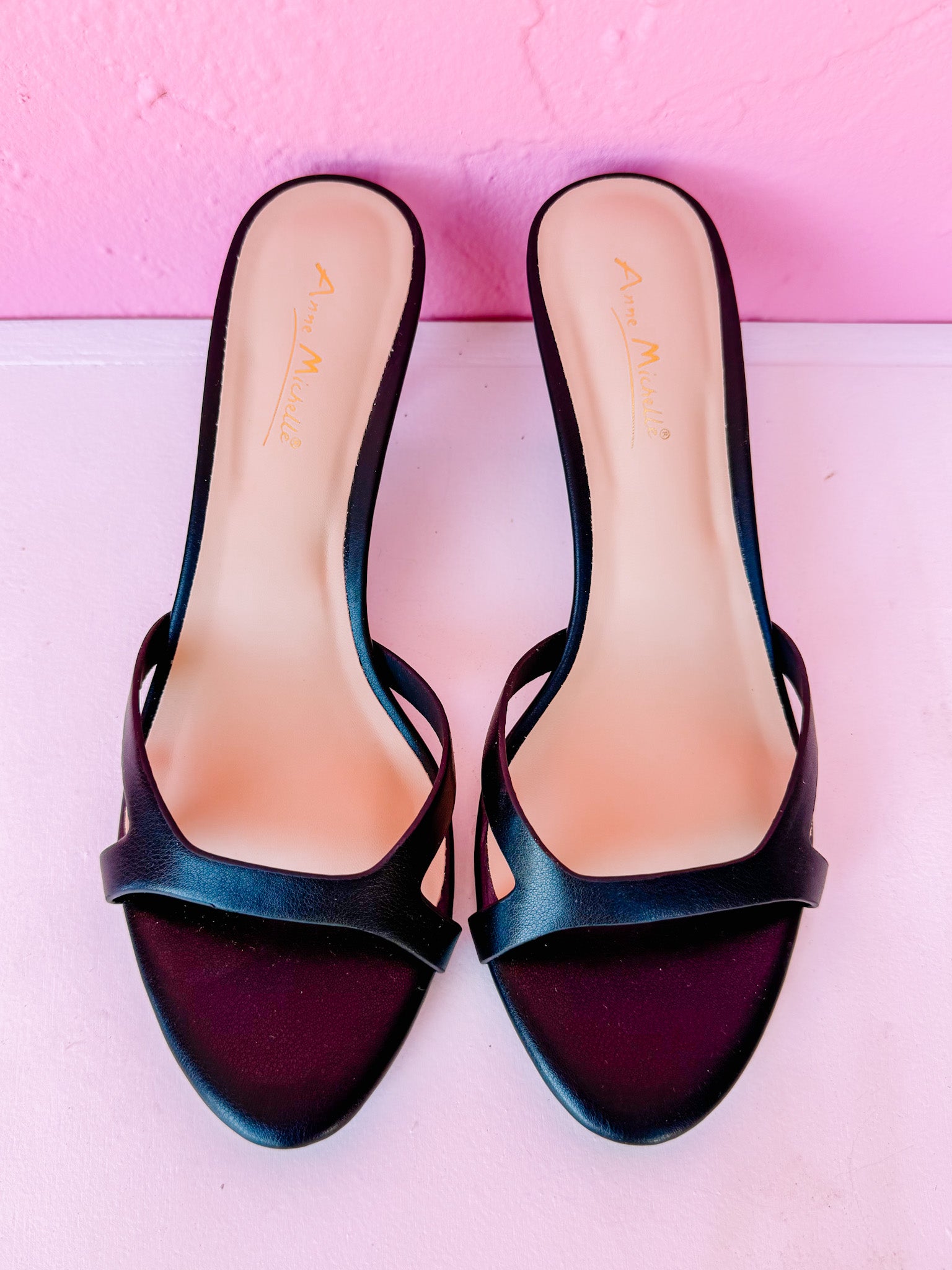 Genevieve Heel Sandal-Black