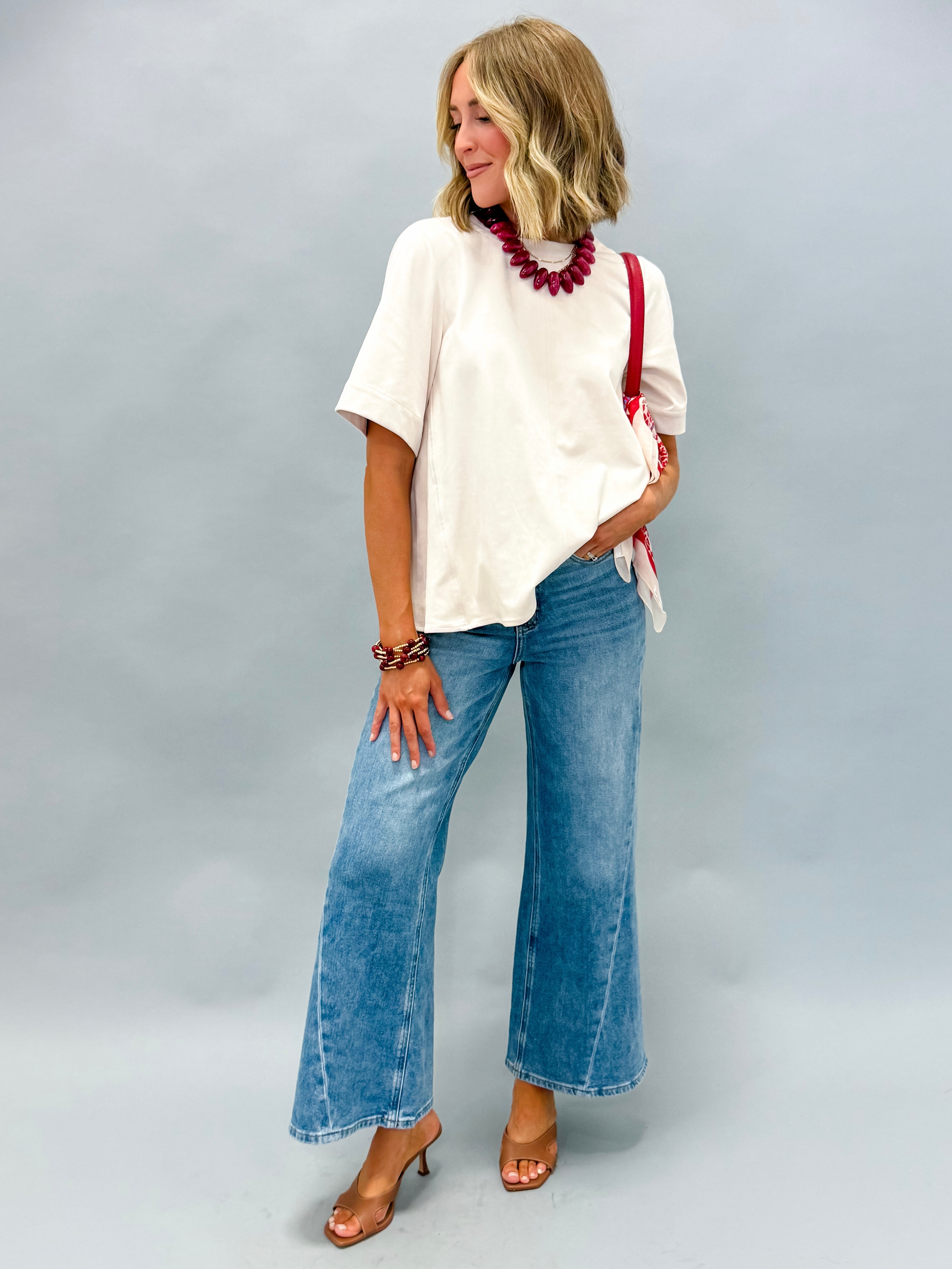 Georgia Wide Leg Flare Jeans