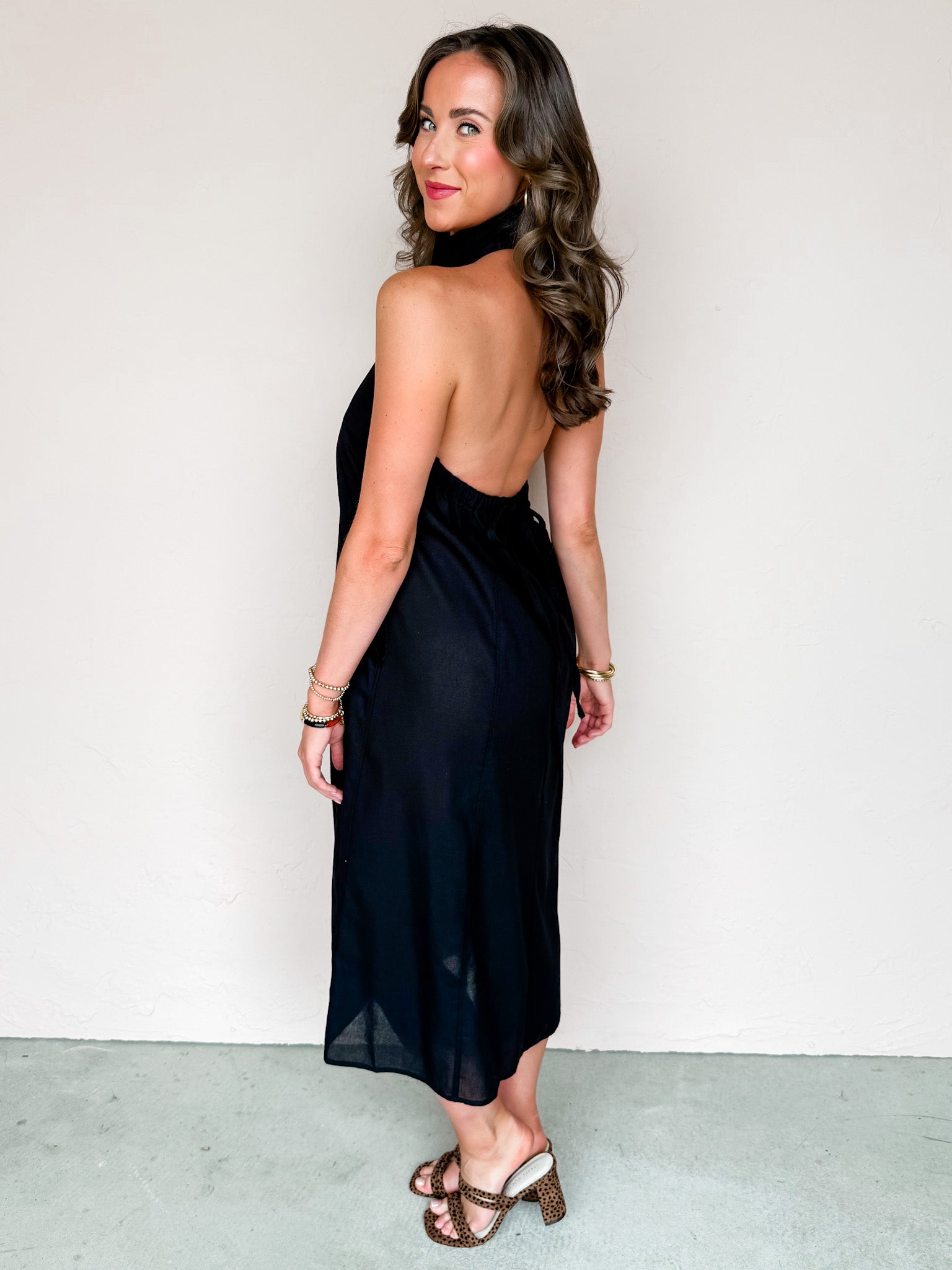 Gonna Go Far Halter Neck Dress