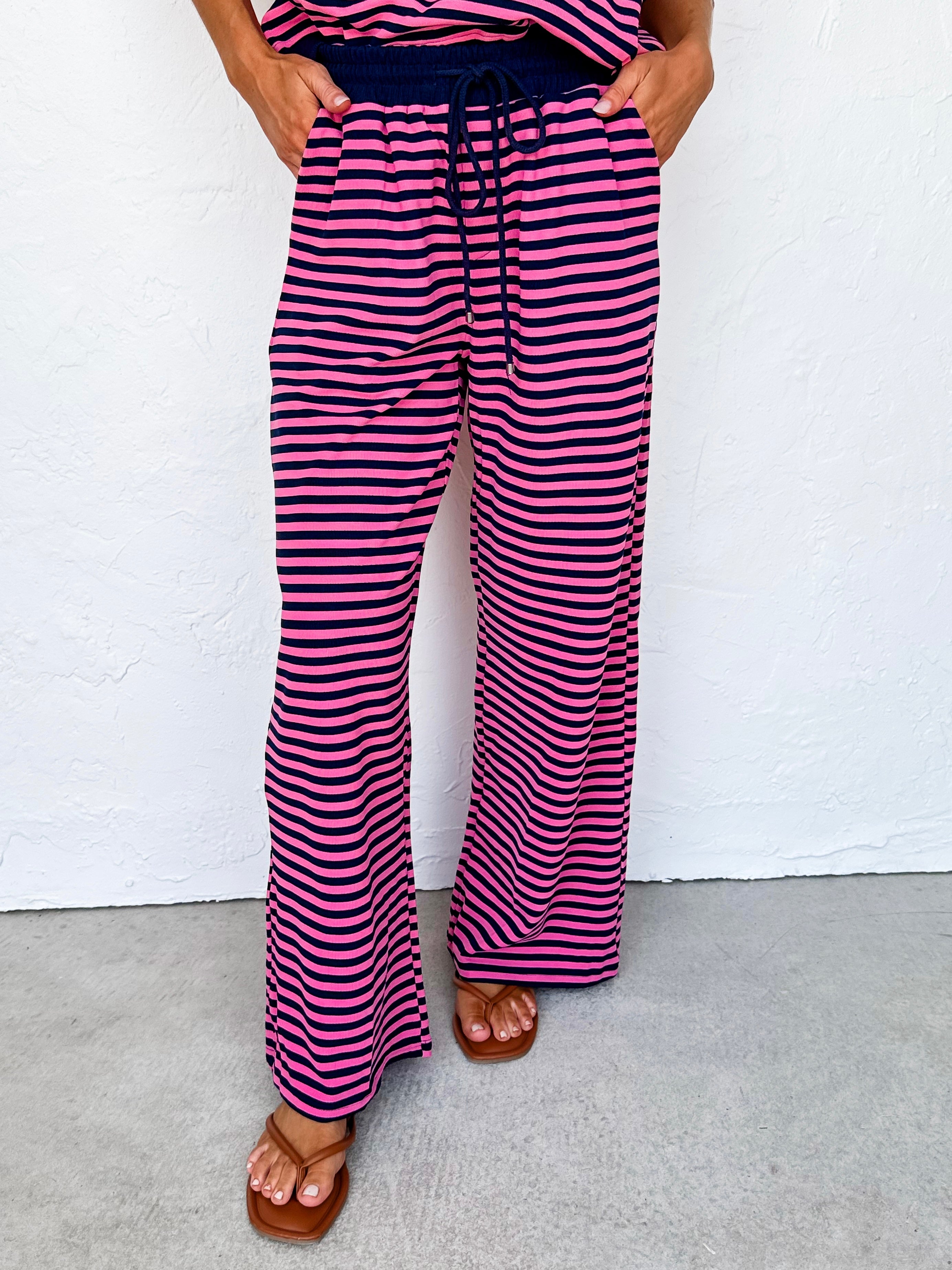 Harley Dolman Sleeve Top & Wide Leg Pant Set