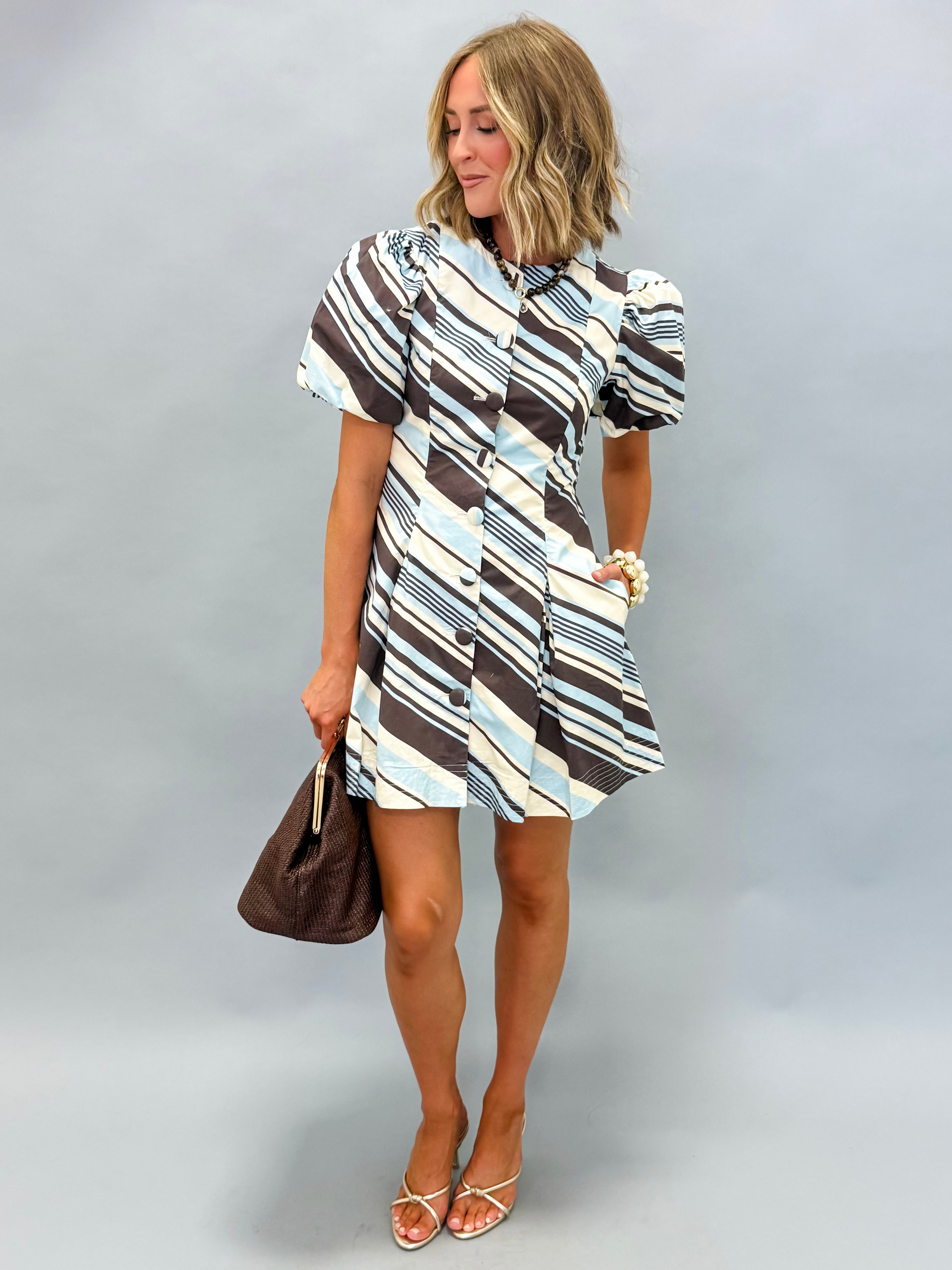 Hartley Striped Mini Dress