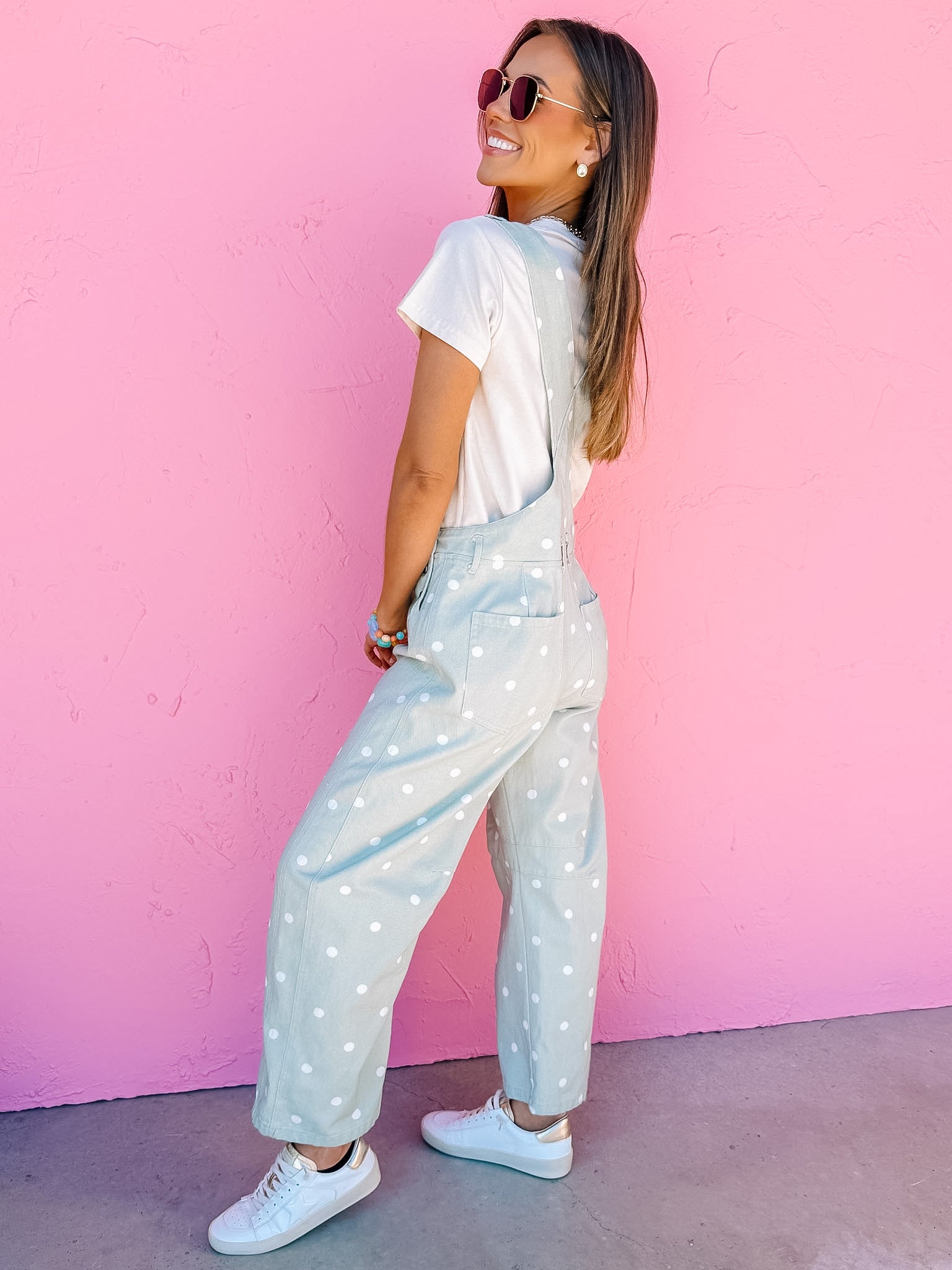 Hollie Polka Dot Overall Jumpsuit