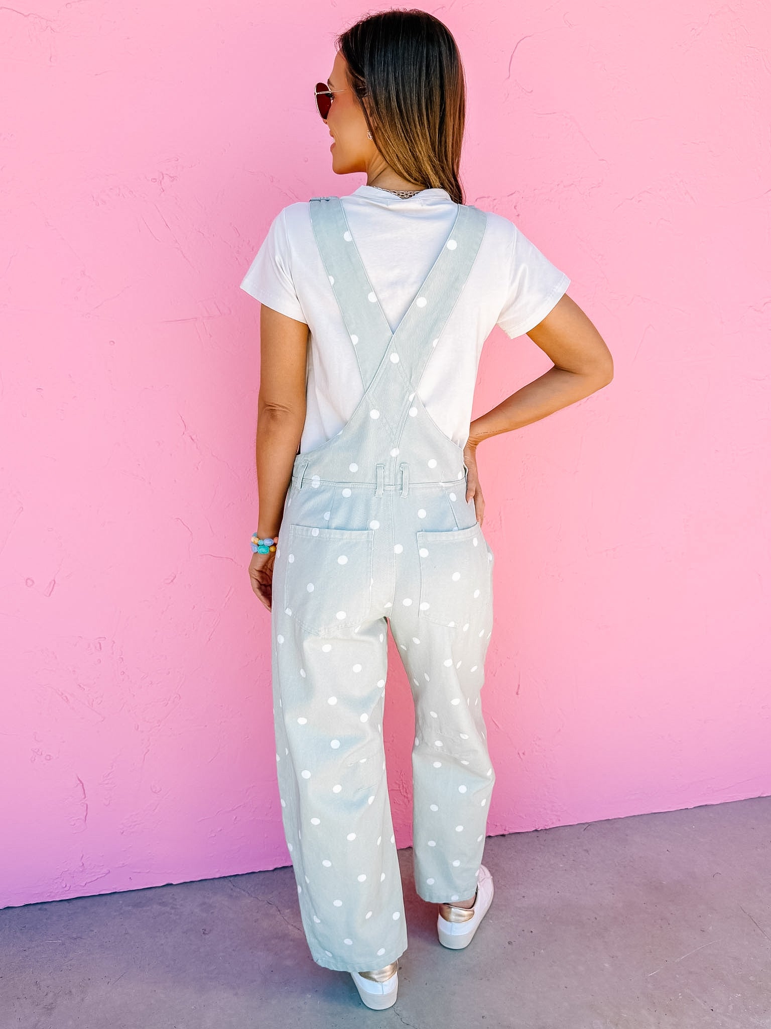 Hollie Polka Dot Overall Jumpsuit