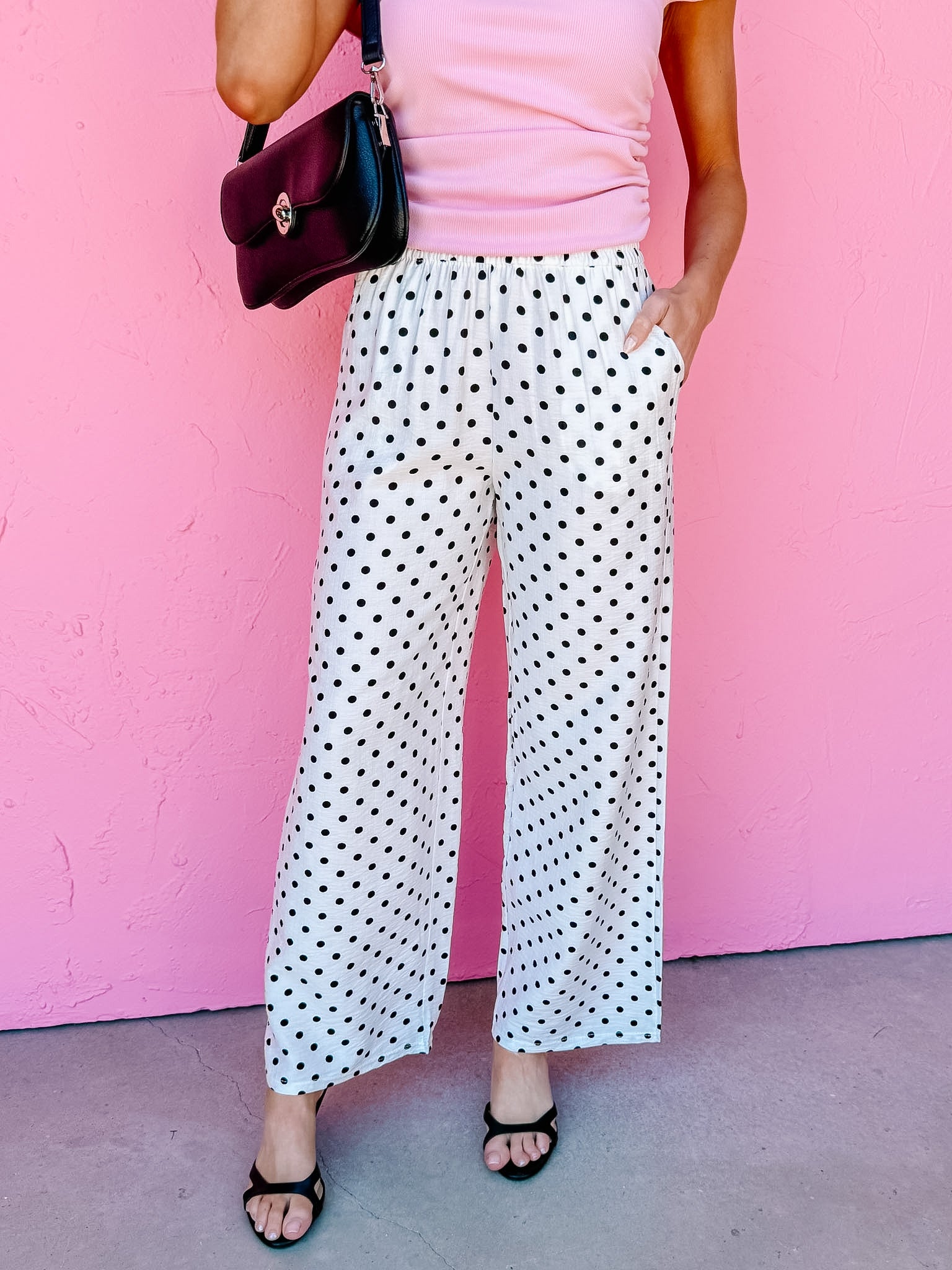 Hunter Polka Dot Wide Leg Pants