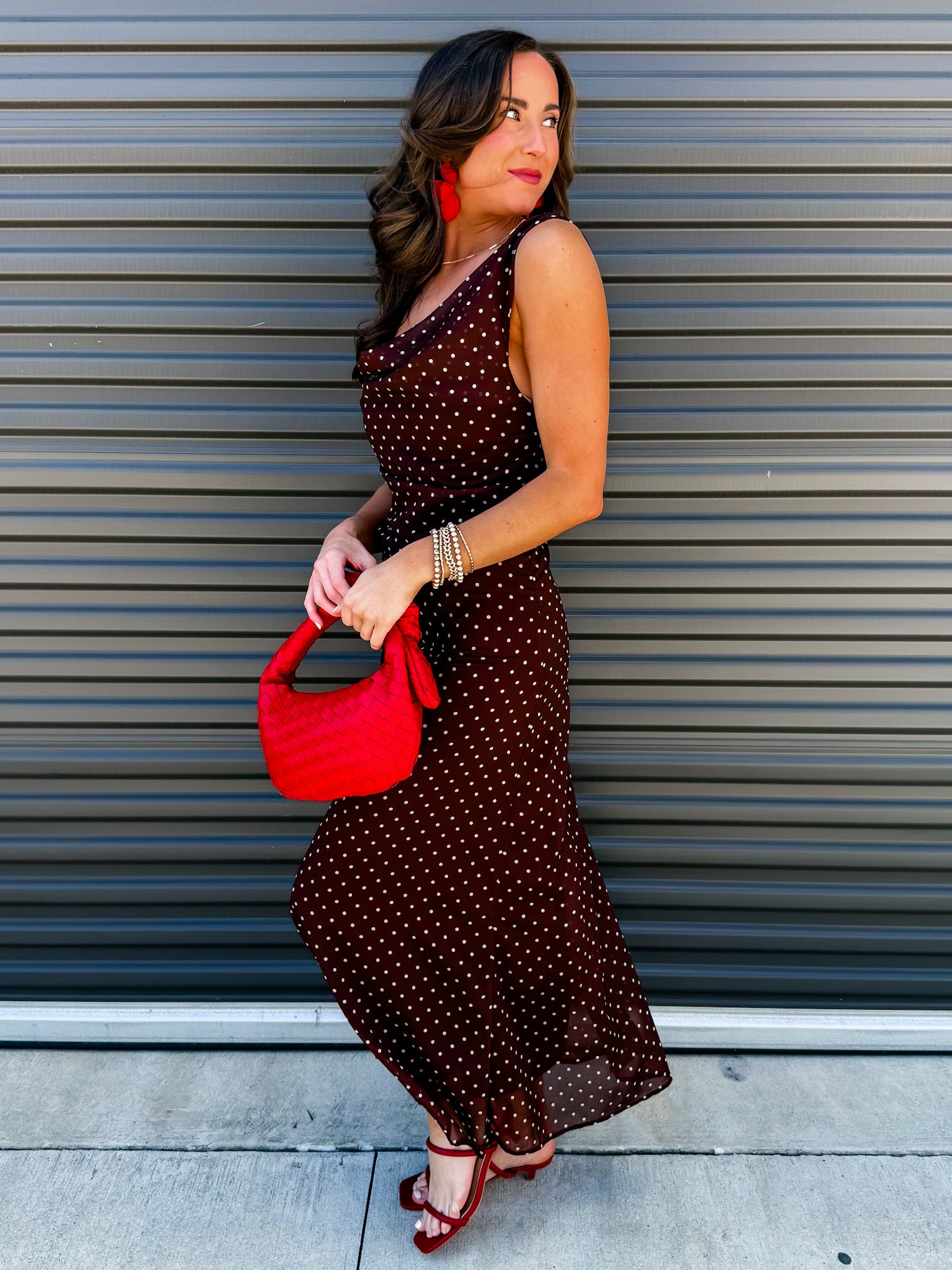 Statement Look Polka Dot Dress