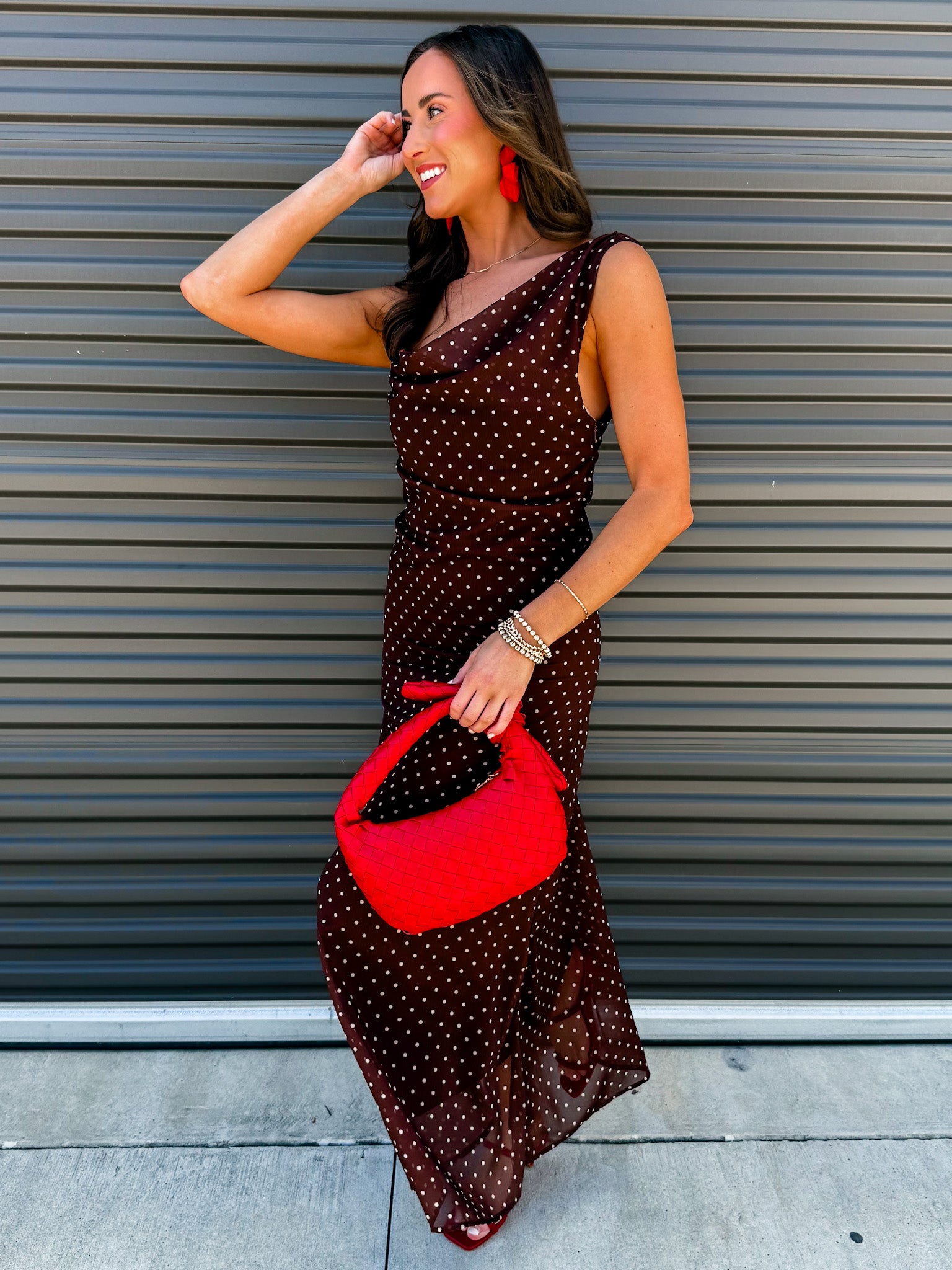 Statement Look Polka Dot Dress