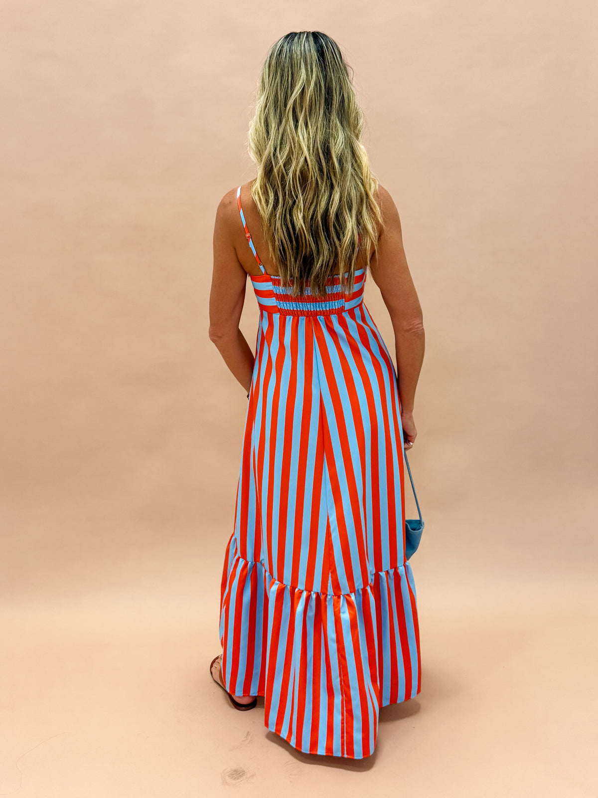 Polly Striped Knot Dress