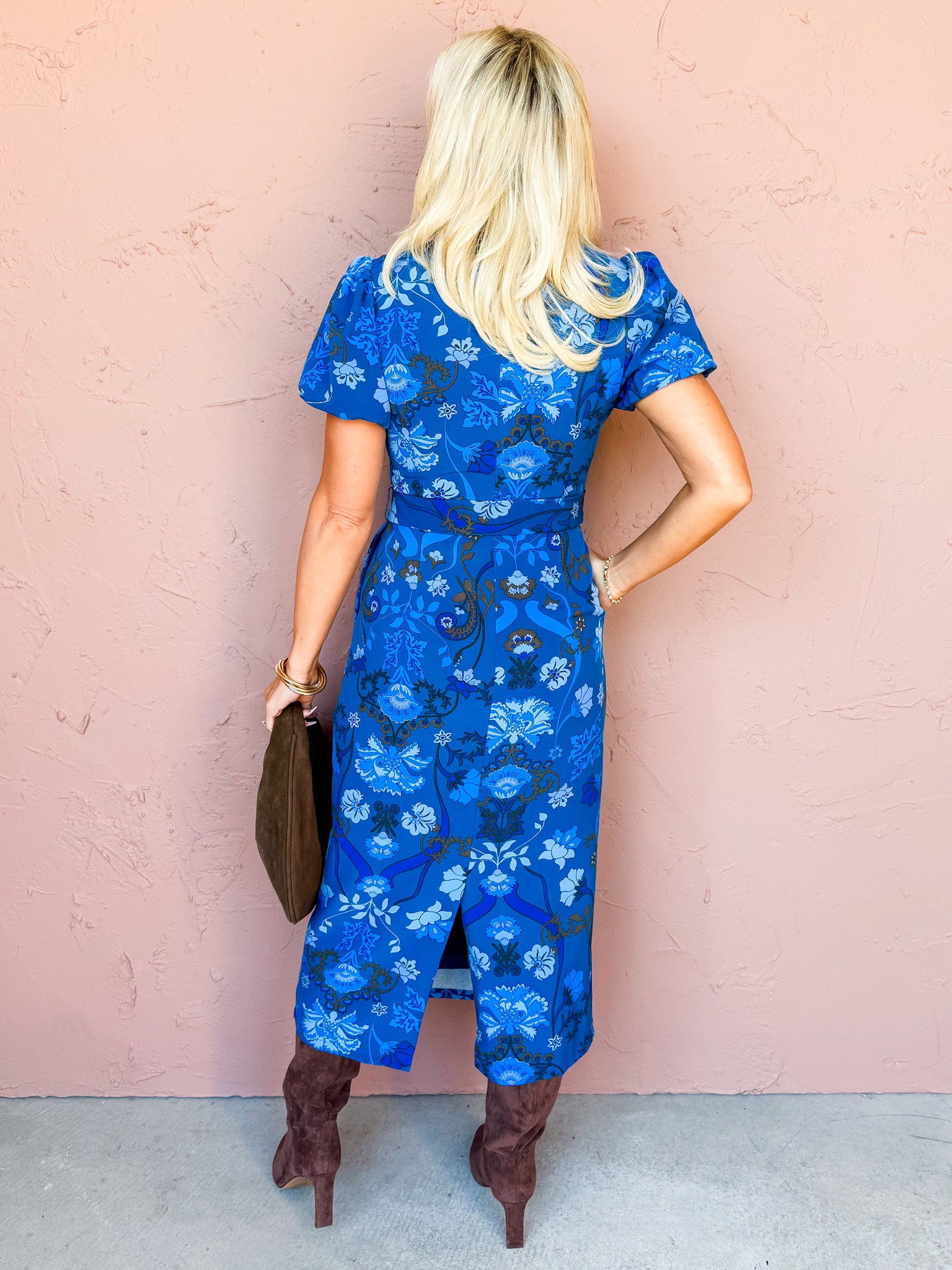 Perfect Timing Floral Midi Dress