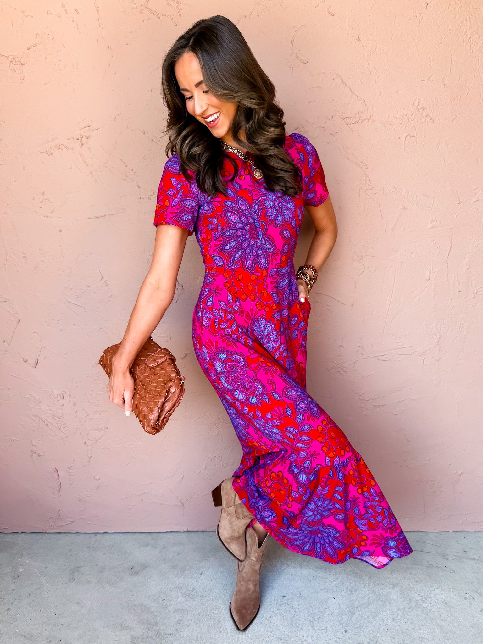 Rising Bloom Floral Maxi Dress
