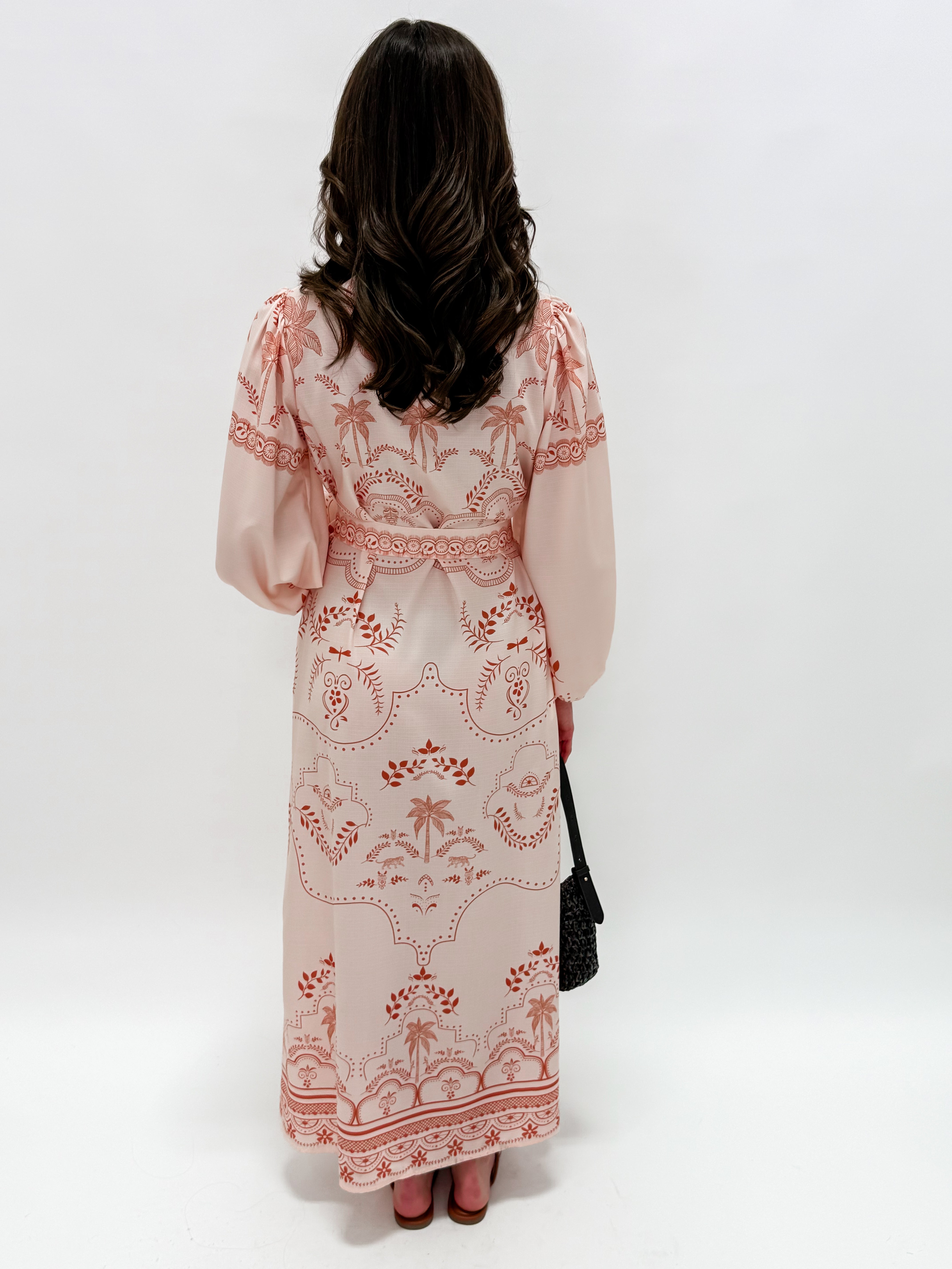 Take Another Look Puff Sleeve Shirt Dress