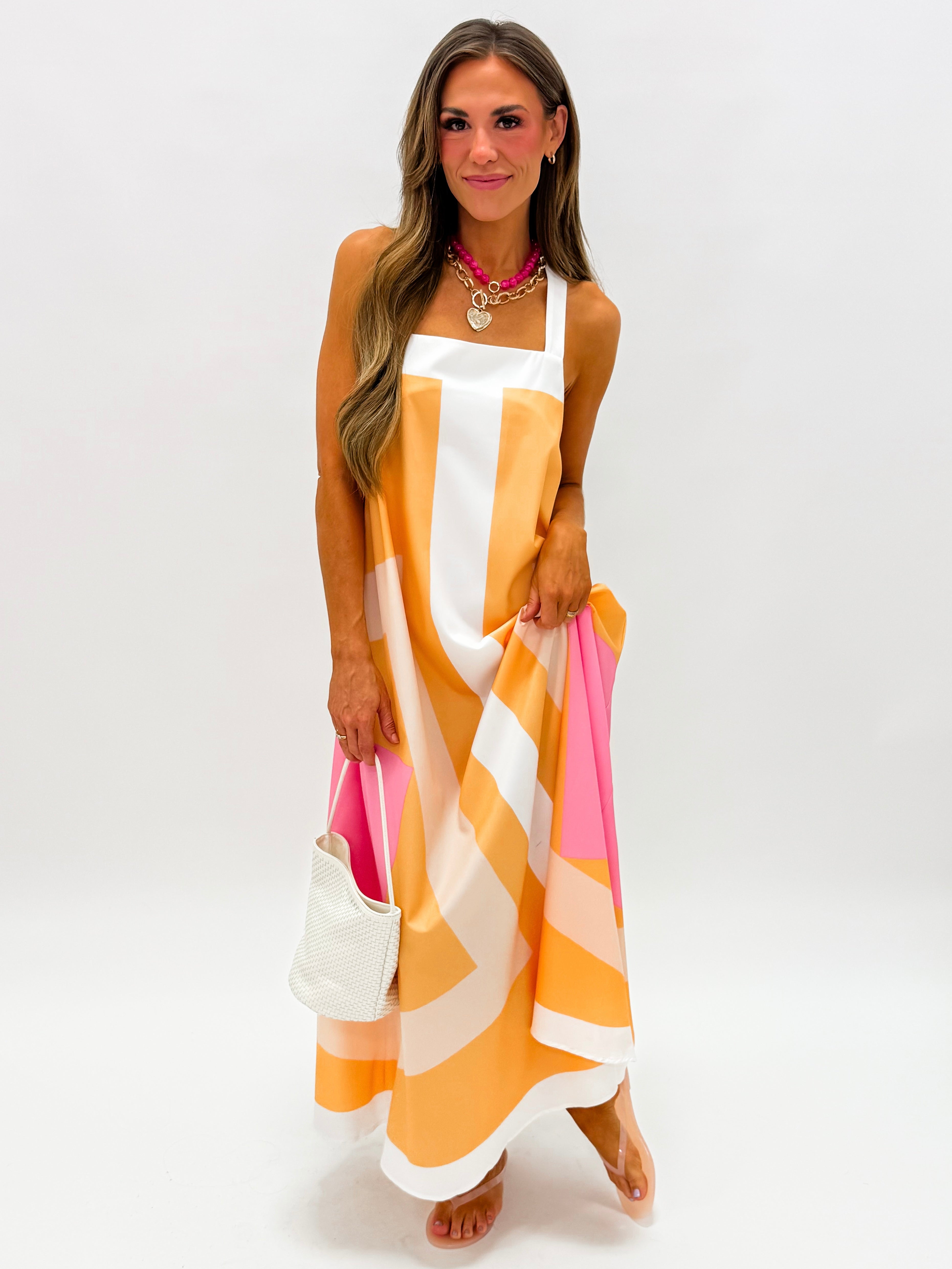Steal The Moment Sleeveless Midi Dress