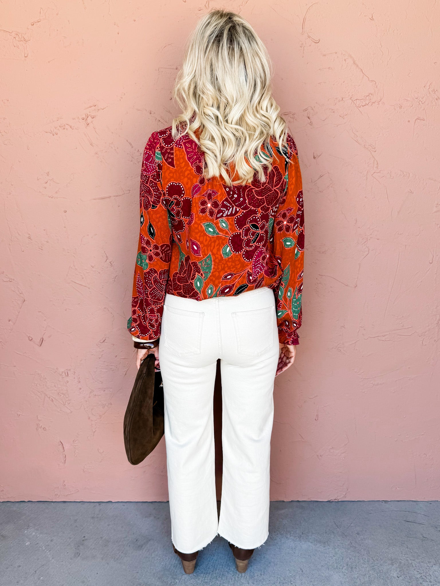 Copper Vale Floral Top