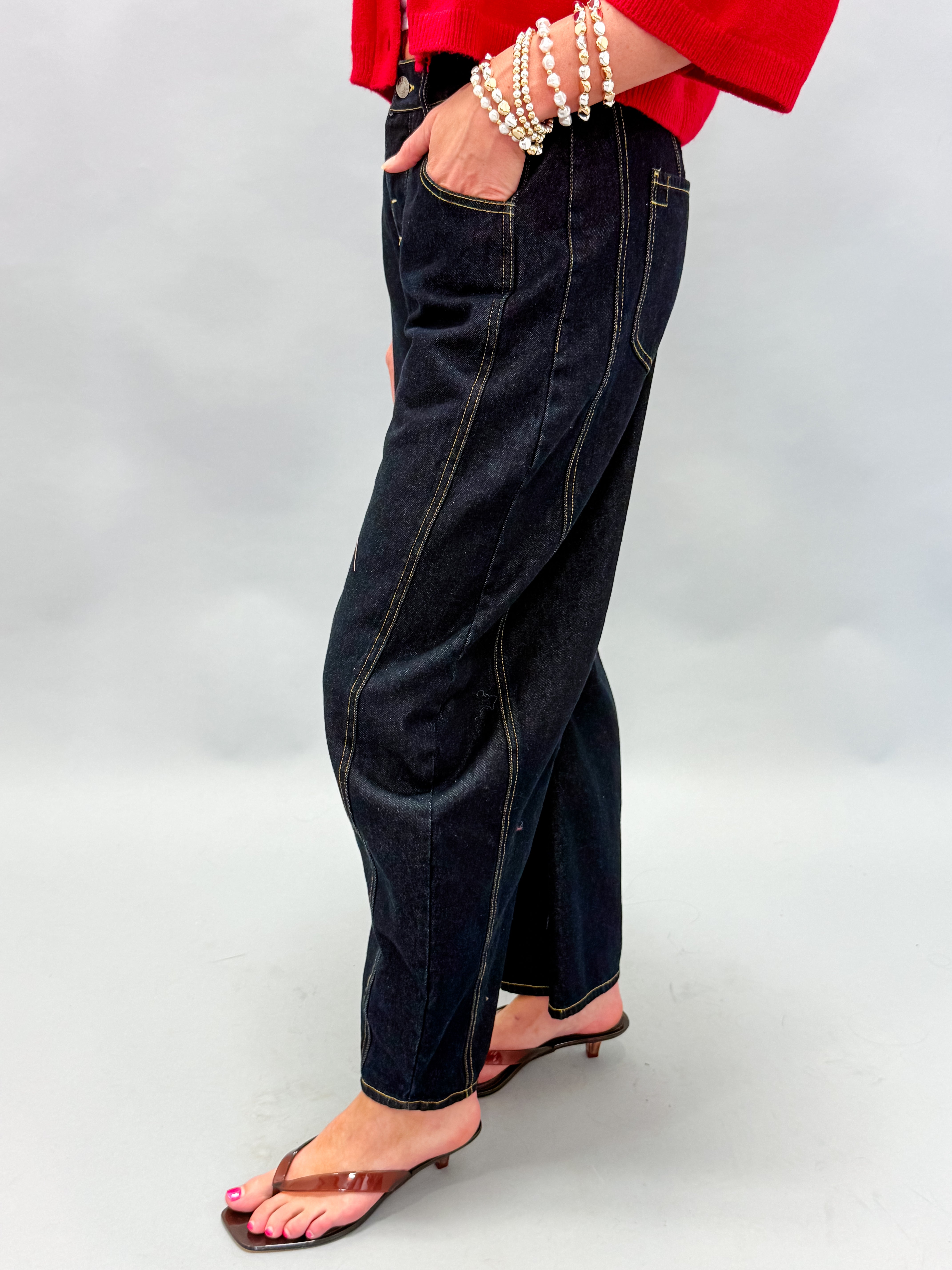 Maci Baggy Denim Pants