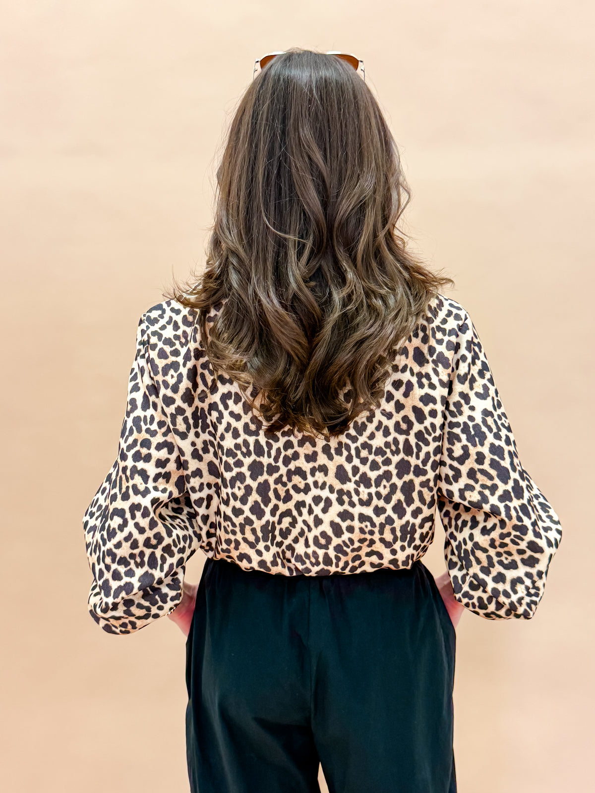 Jaxson Leopard Bubble Hem Jacket