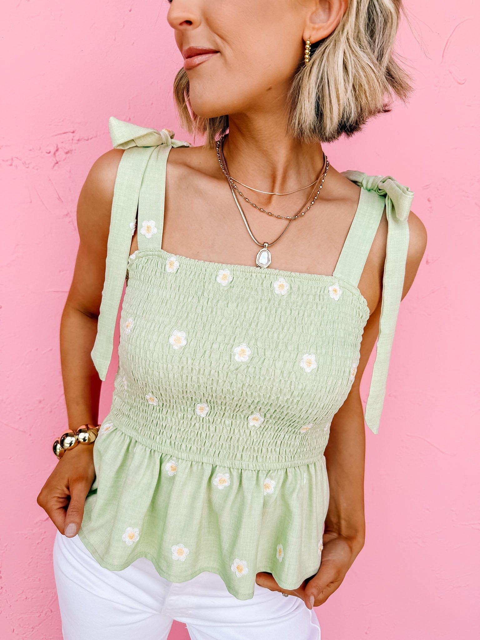 Jayla Embroidered Top