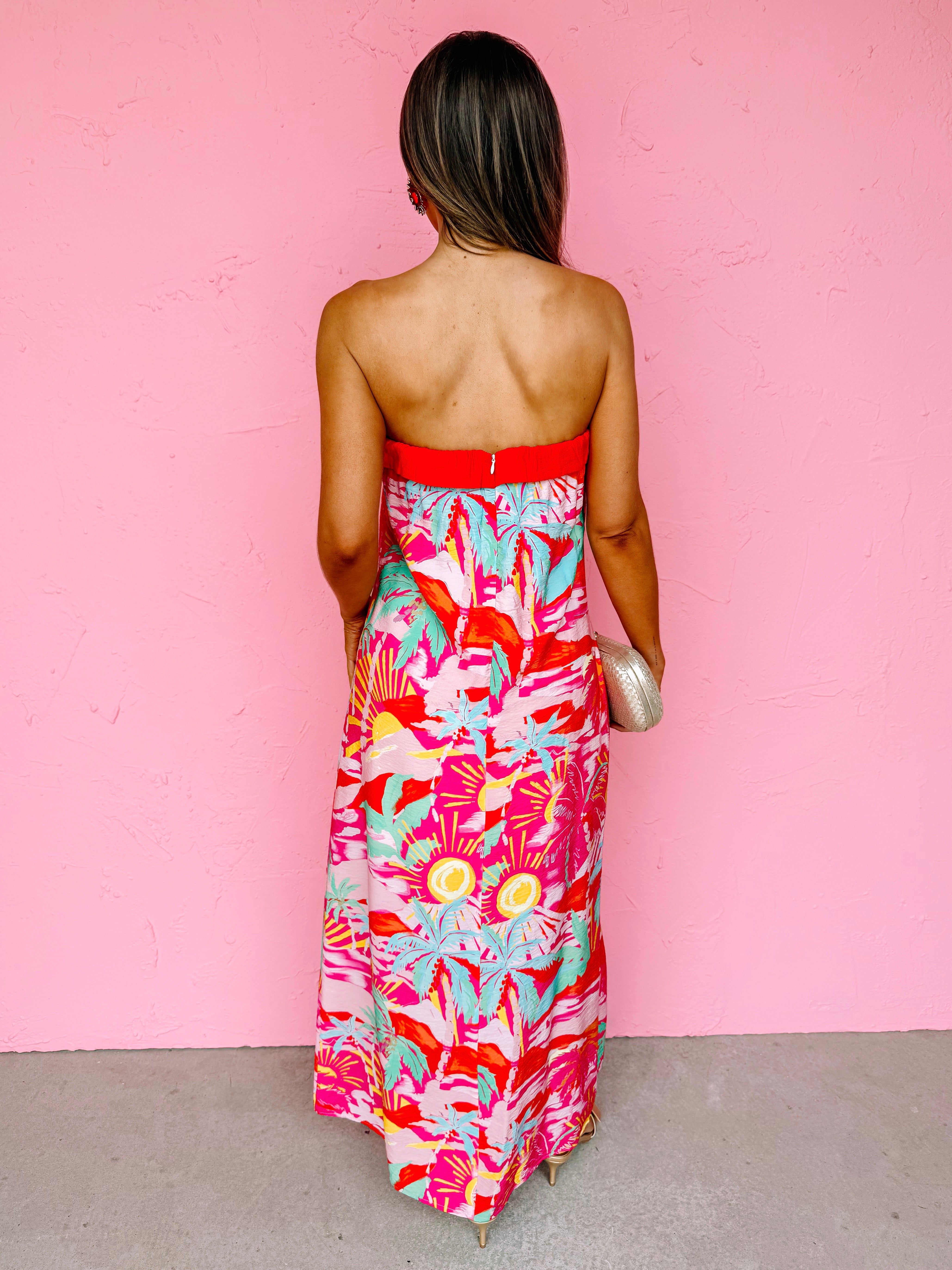 Jessalyn Strapless Maxi Dress