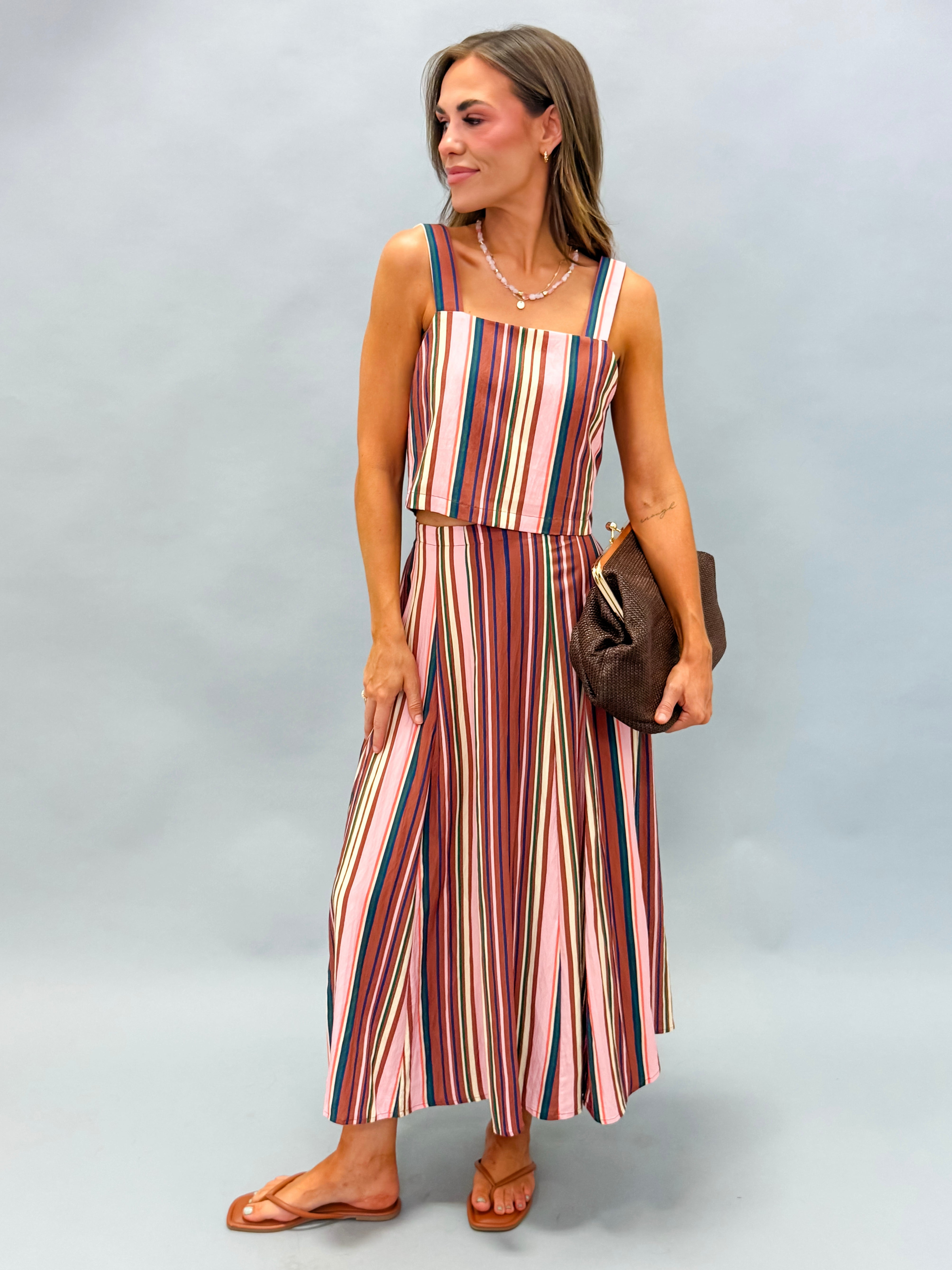 Jessie Striped Sleeveless Top