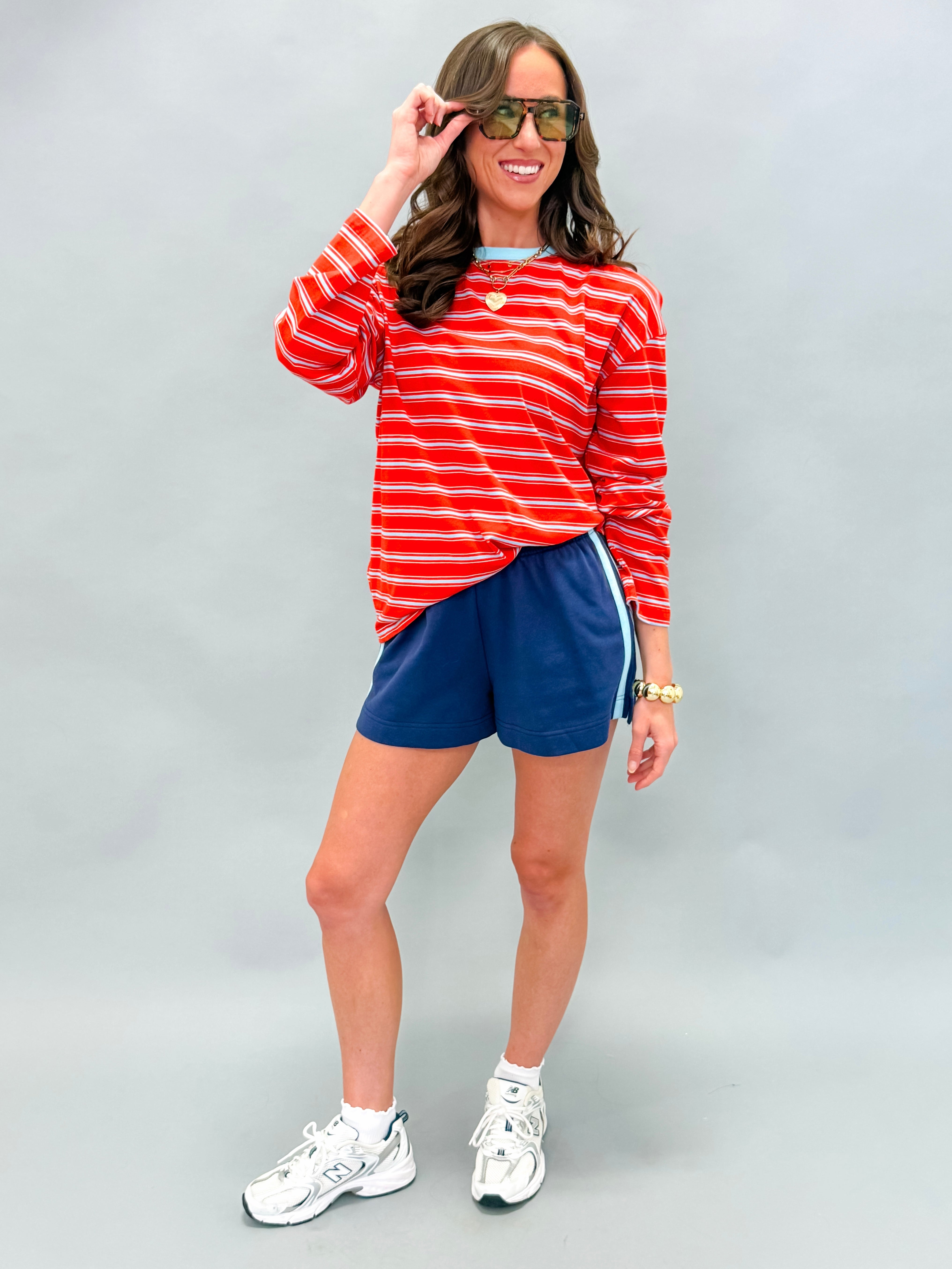 Tessa Side Stripe Shorts