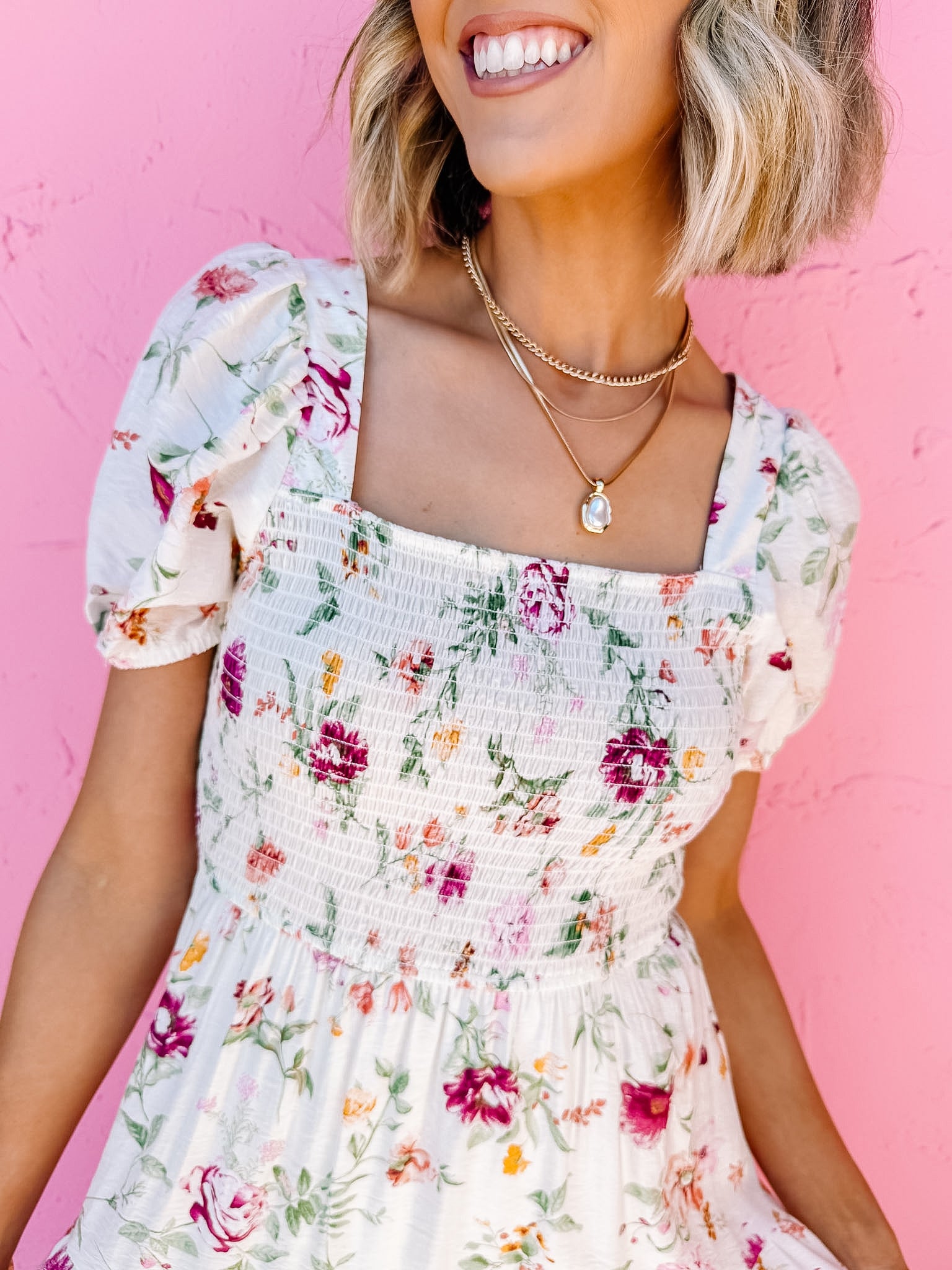 Kelsie Floral Midi Dress