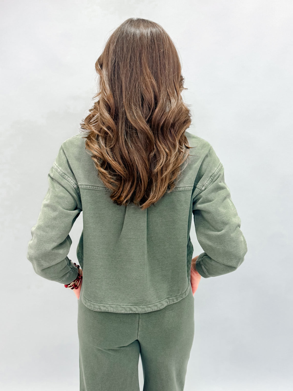 Kerstin Cropped Utility Shirt Jacket