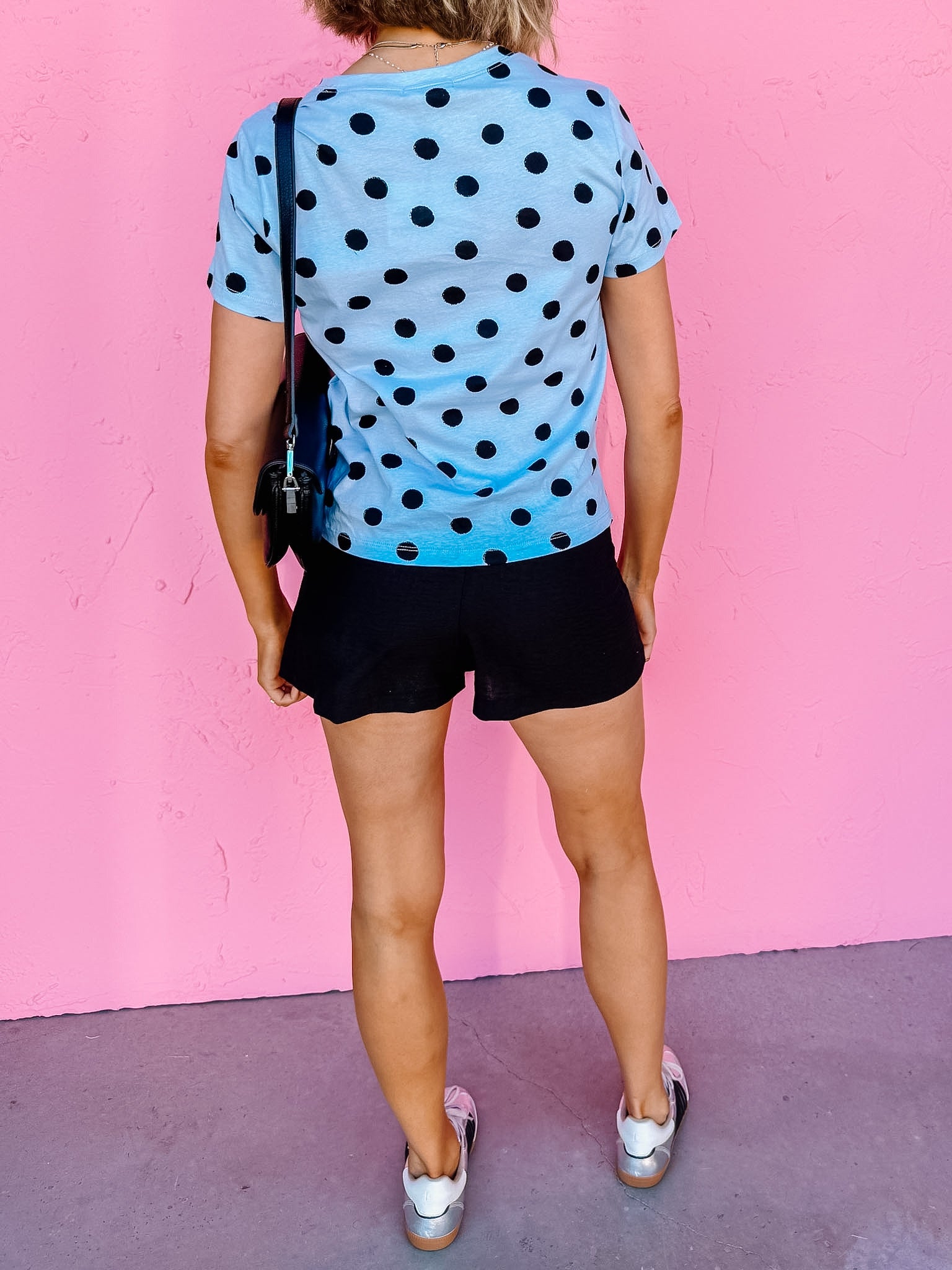 Kimberlie Linen Wrapped Skort-Black