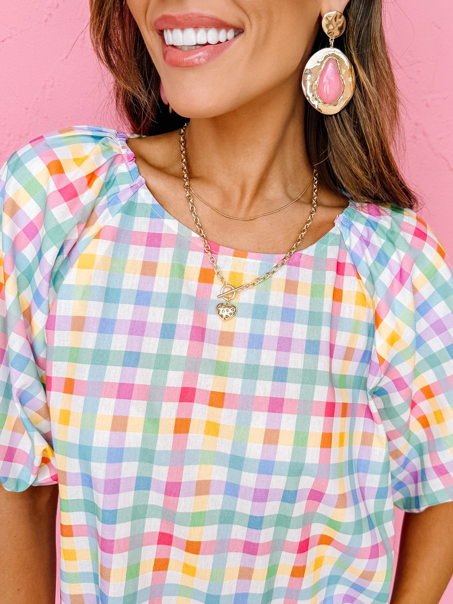 Kinley Bubble Sleeve Top