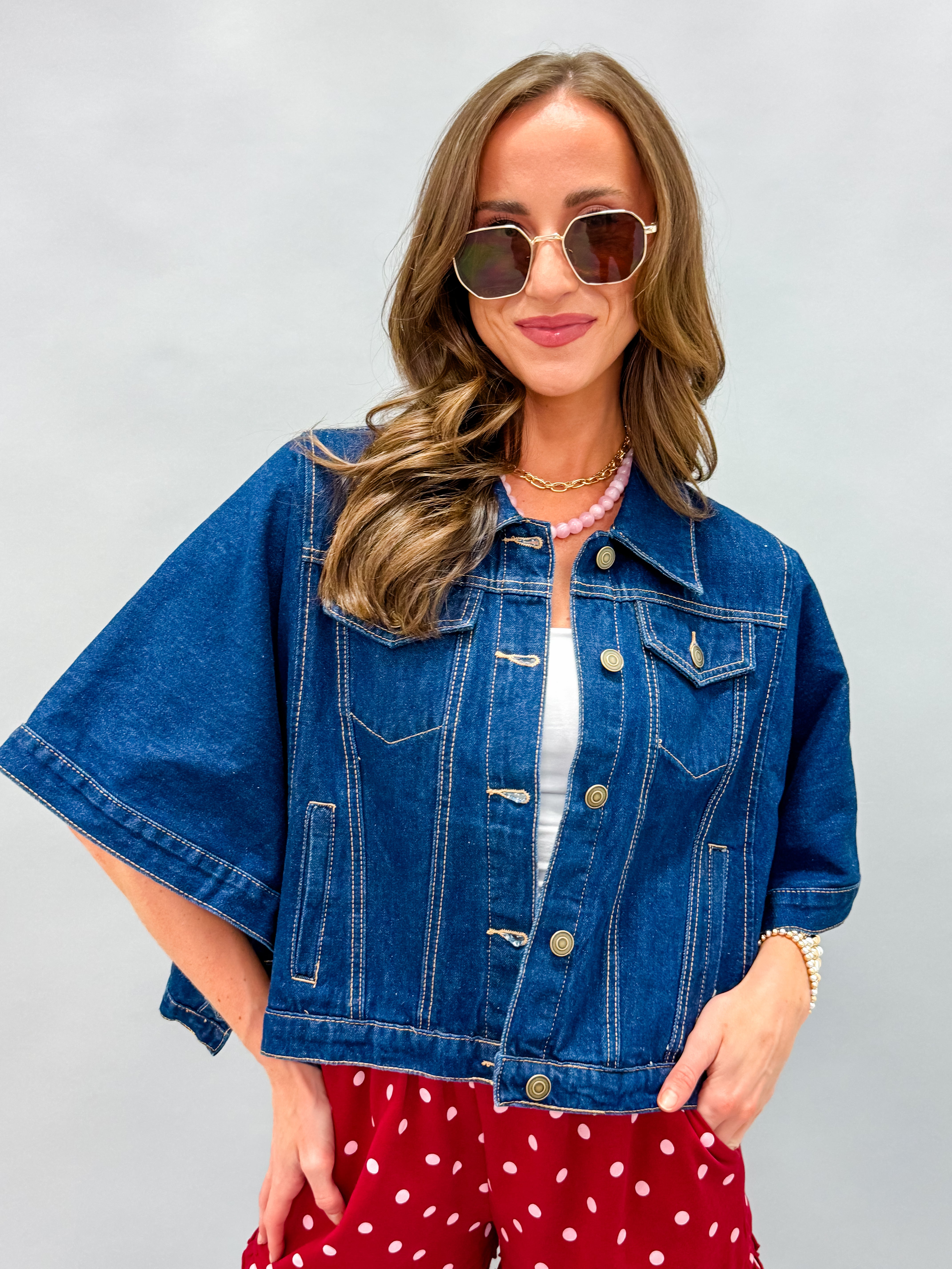 Langley Oversized Denim Jacket