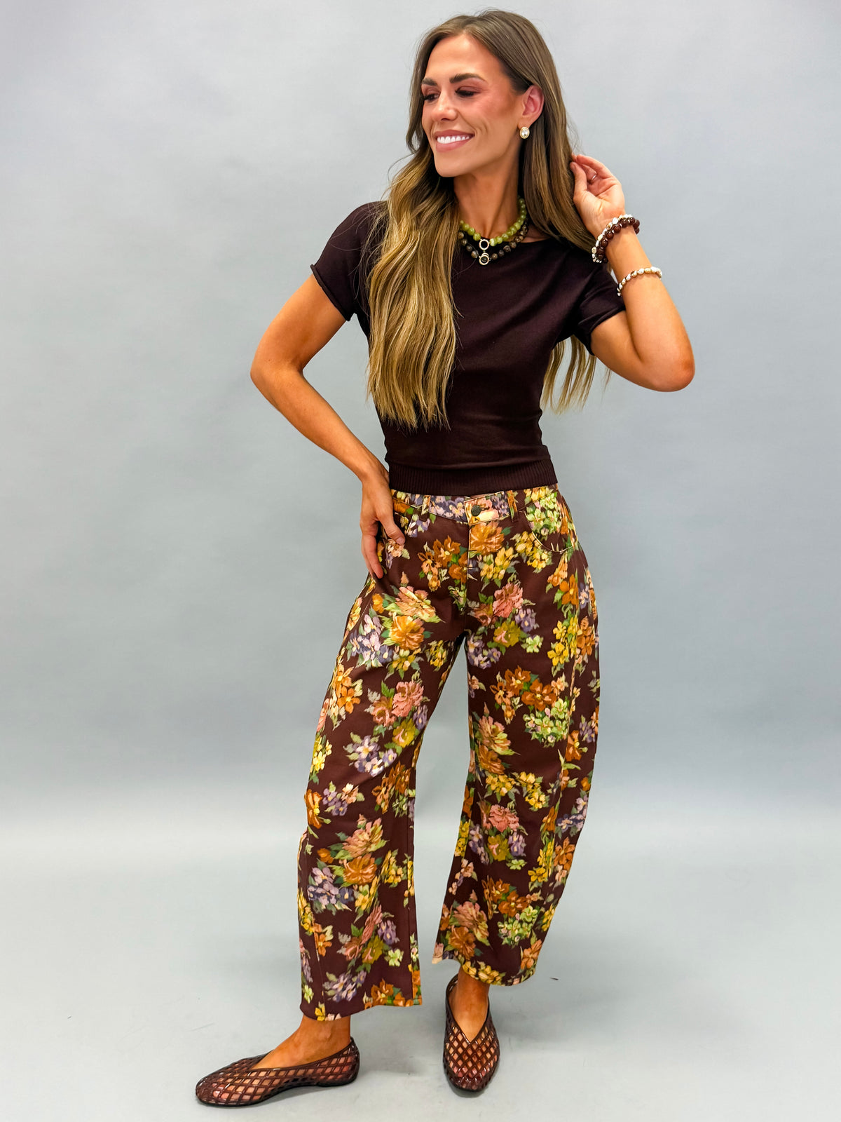 Lauren Boat Neck Cinched Tee