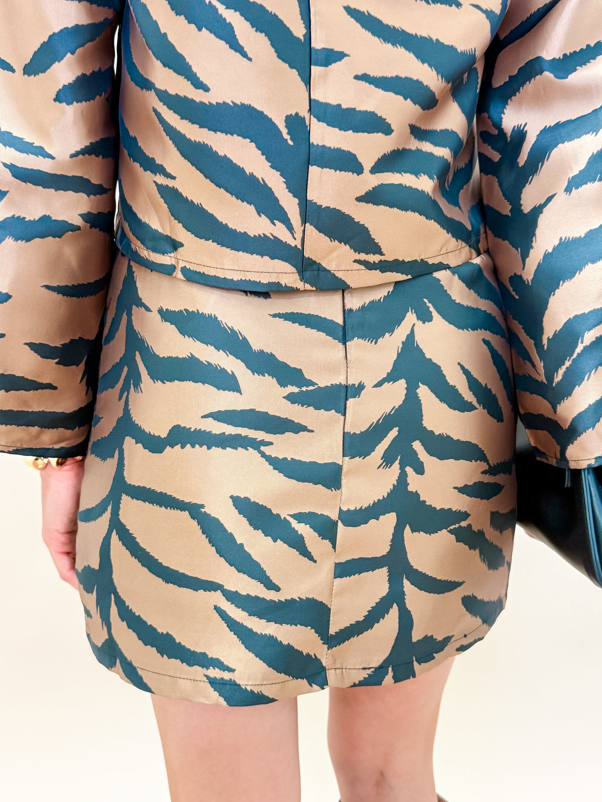Lizzy Animal Print Mini Skirt