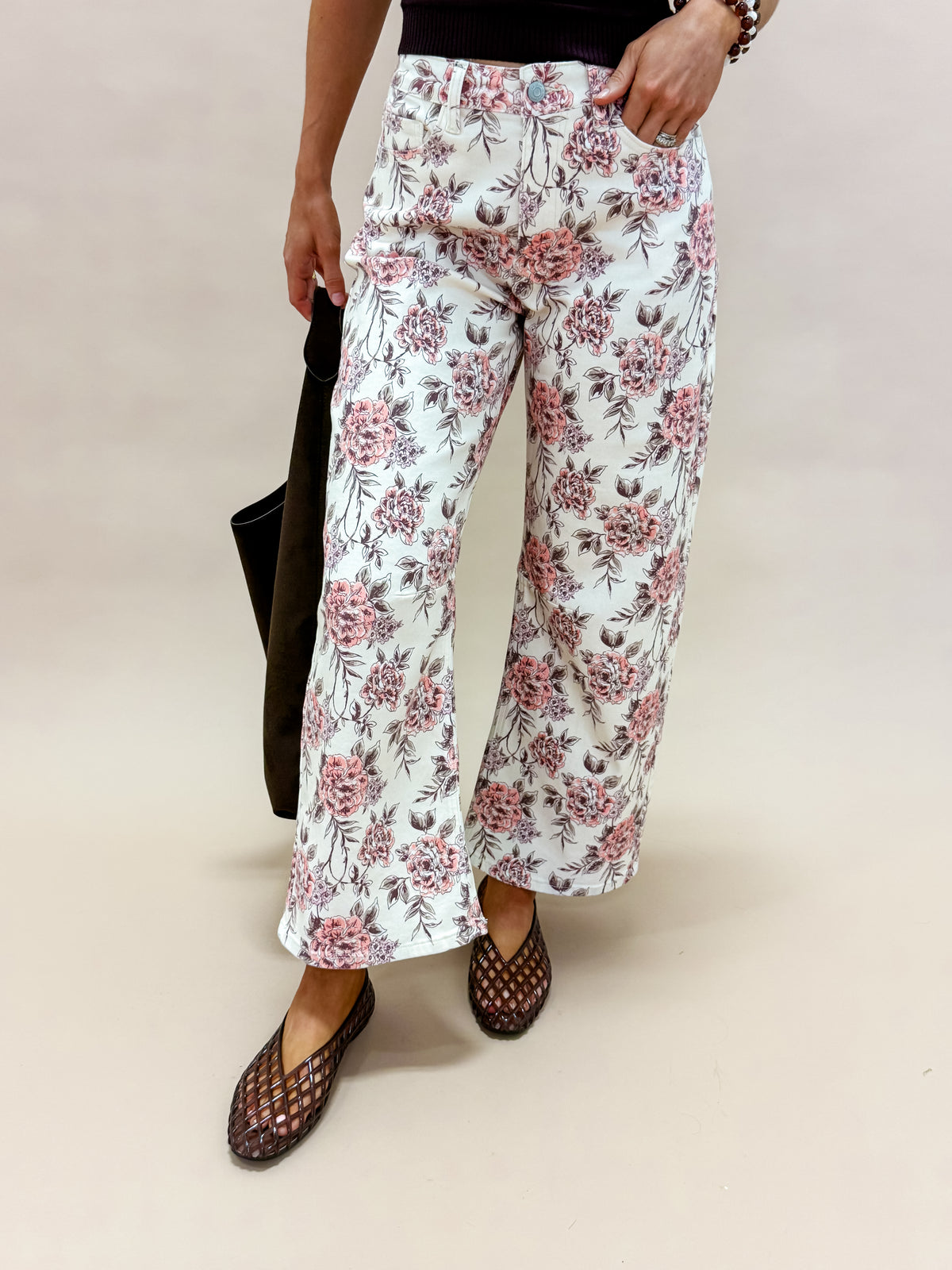 Lorelei Floral Barrel Jeans