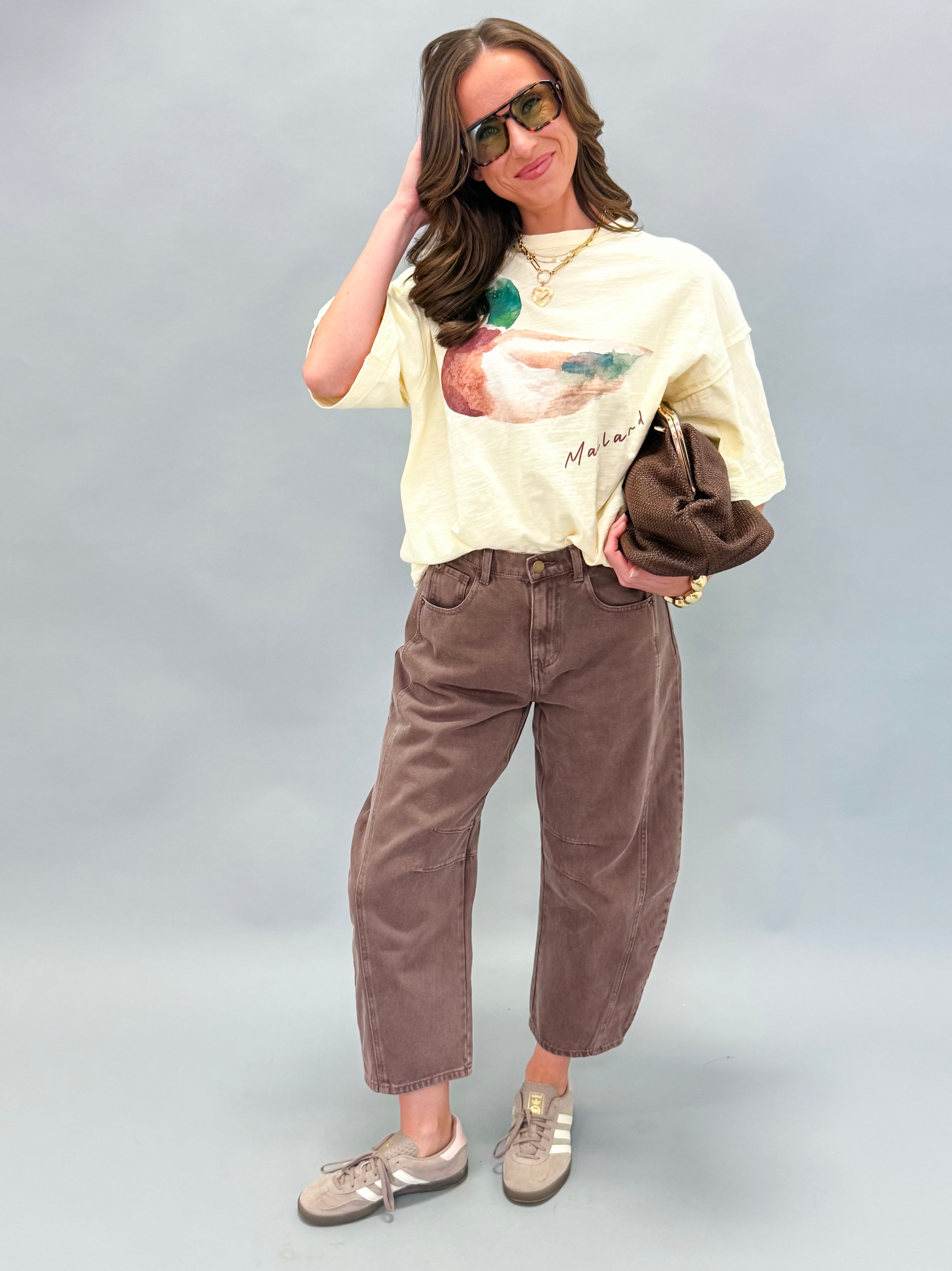 Maeve Mallard Duck Oversized Tee