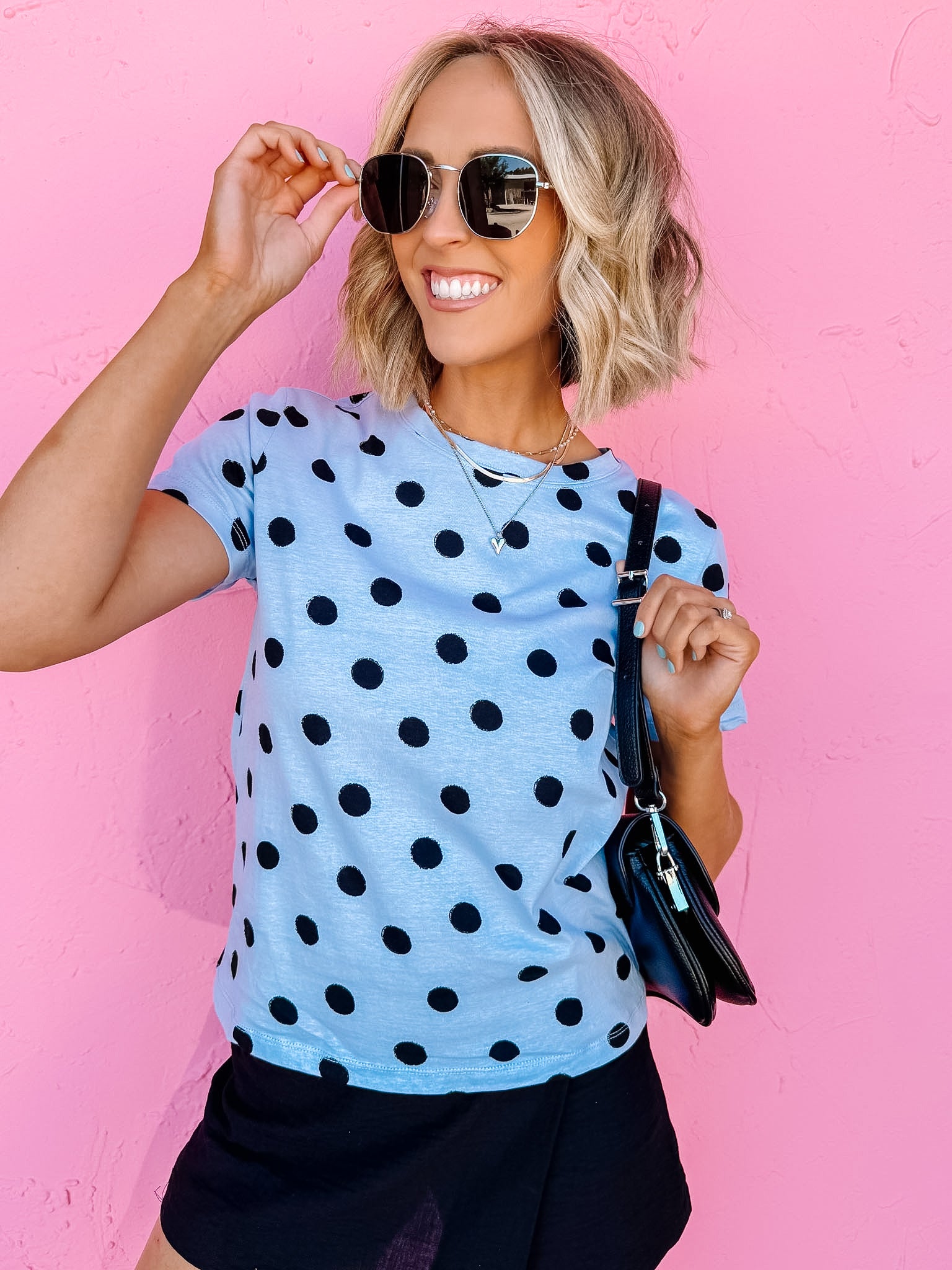 Margaret Polka Dot Top