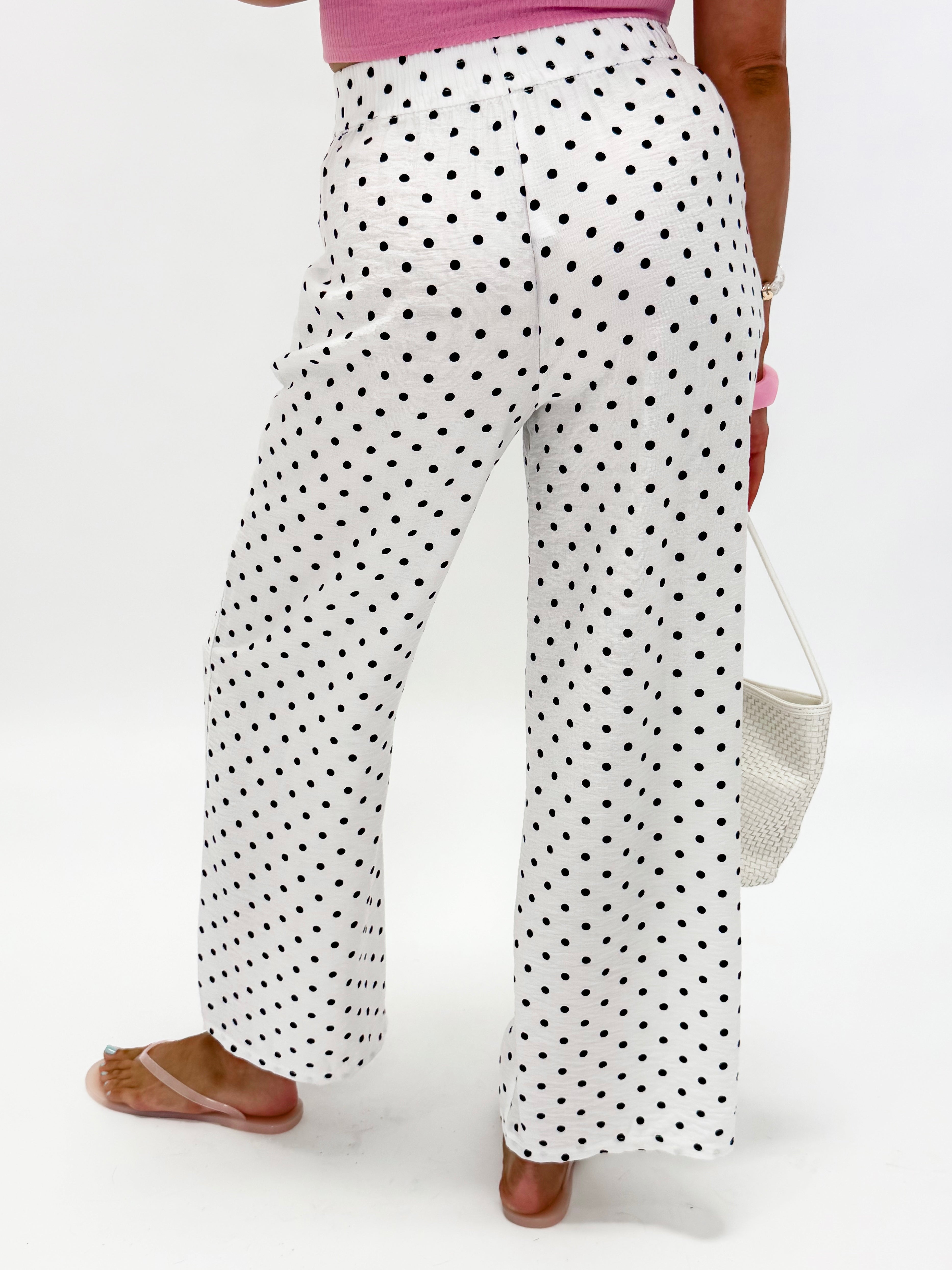 Margaret Polka Dot Wide Leg Pants