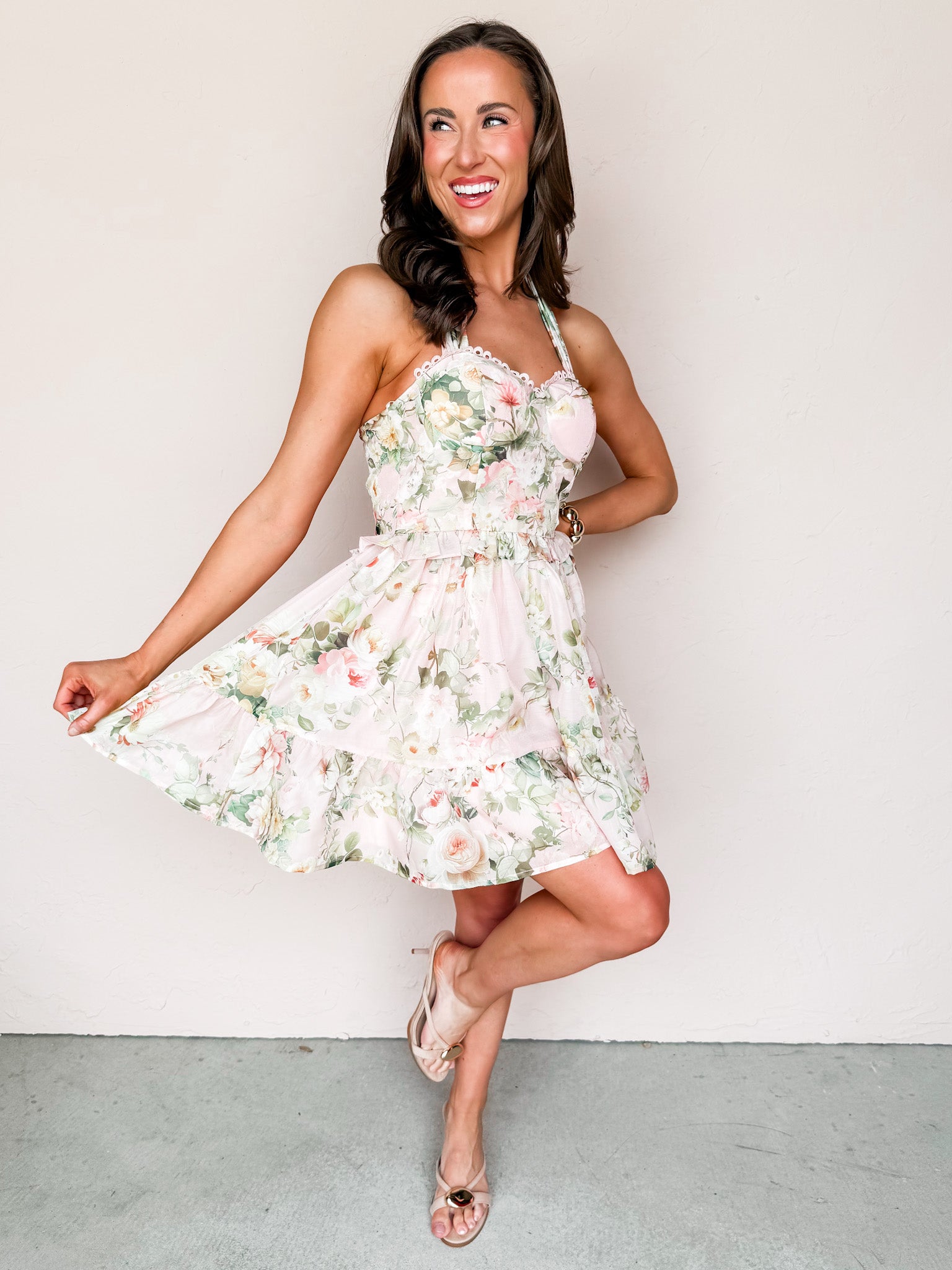 Marie Floral Mini Dress