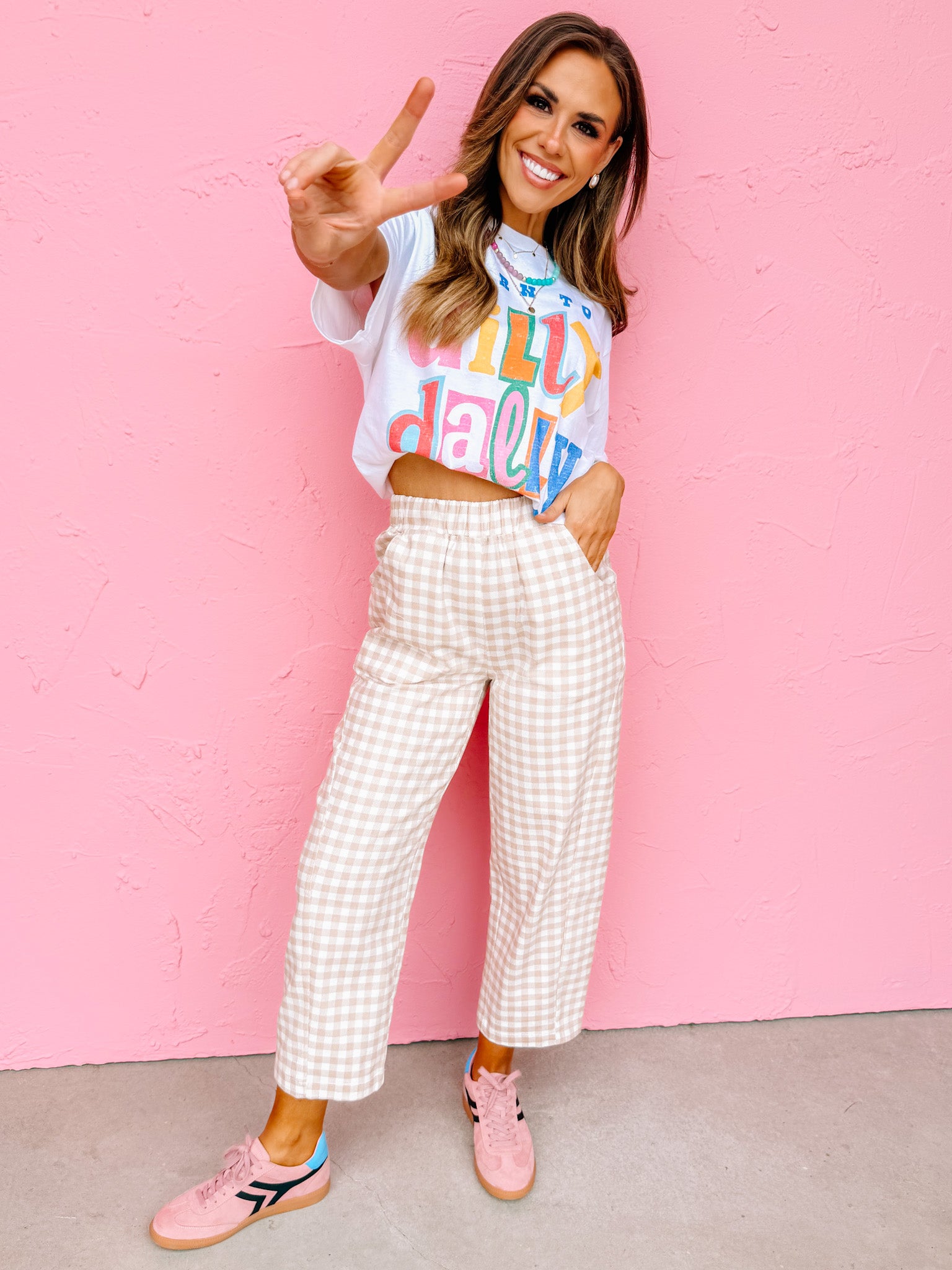Mattie Gingham Pants