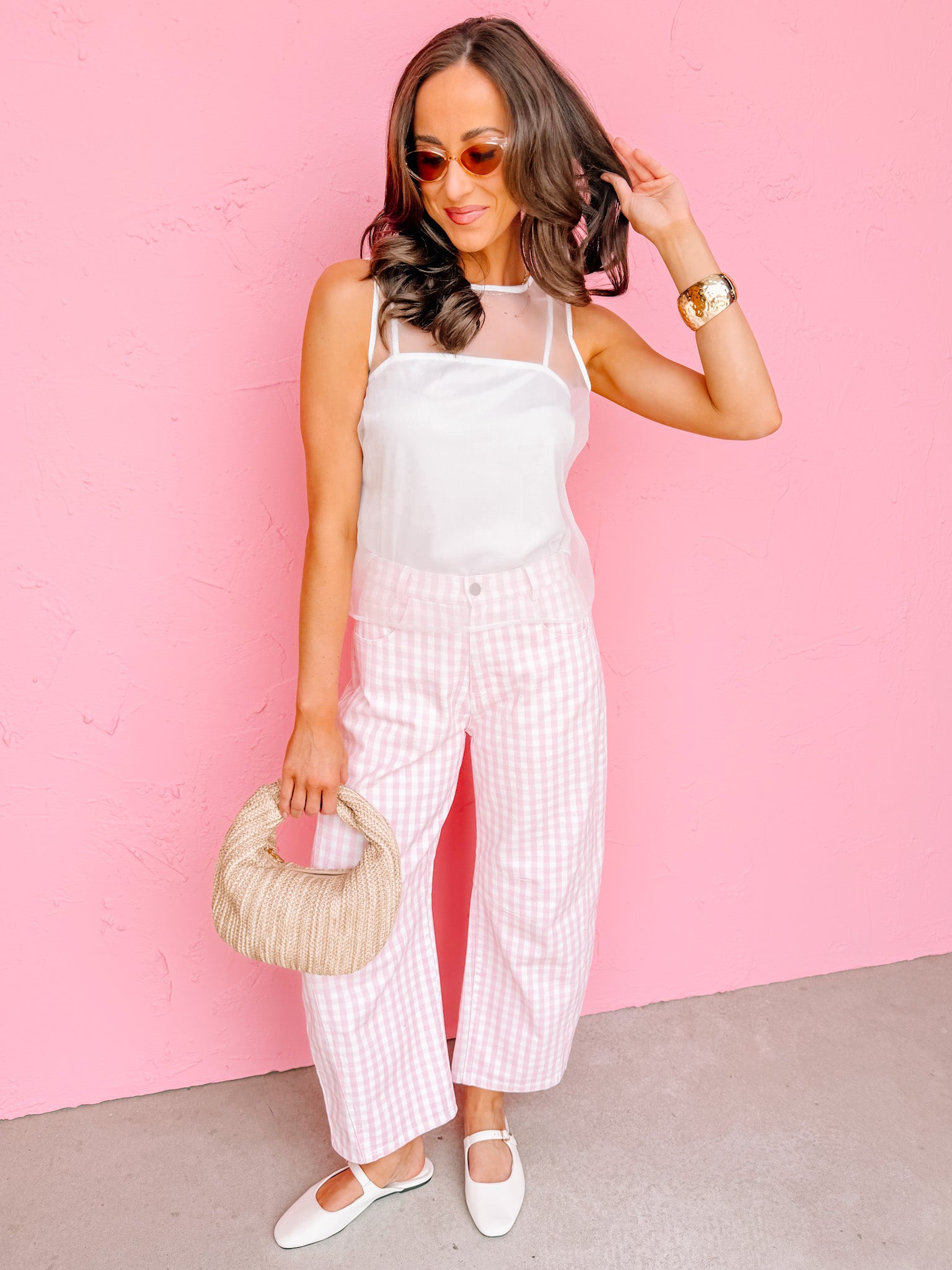 Mia Sleeveless Mesh Top