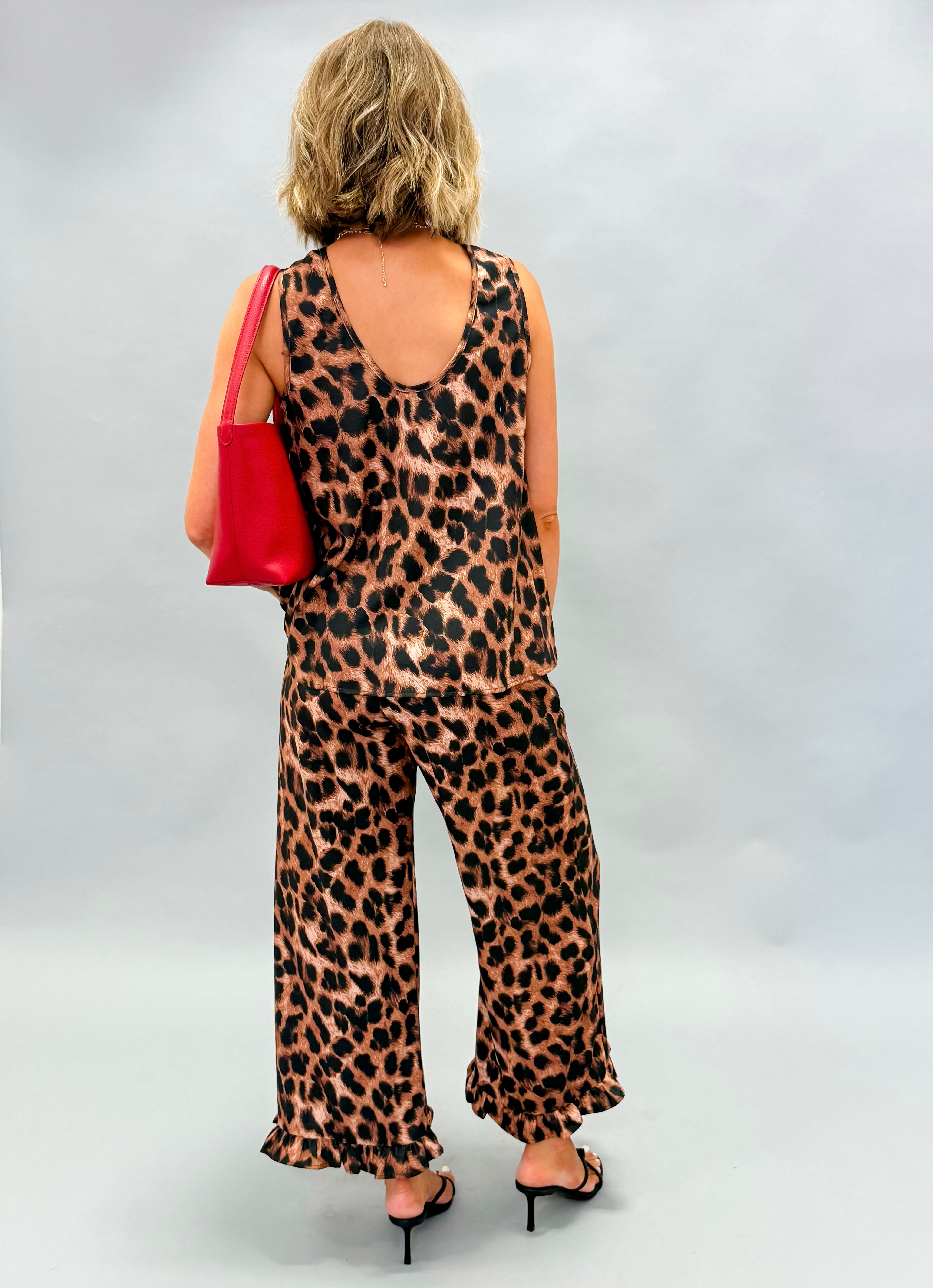 Miley Leopard Wide Leg Set