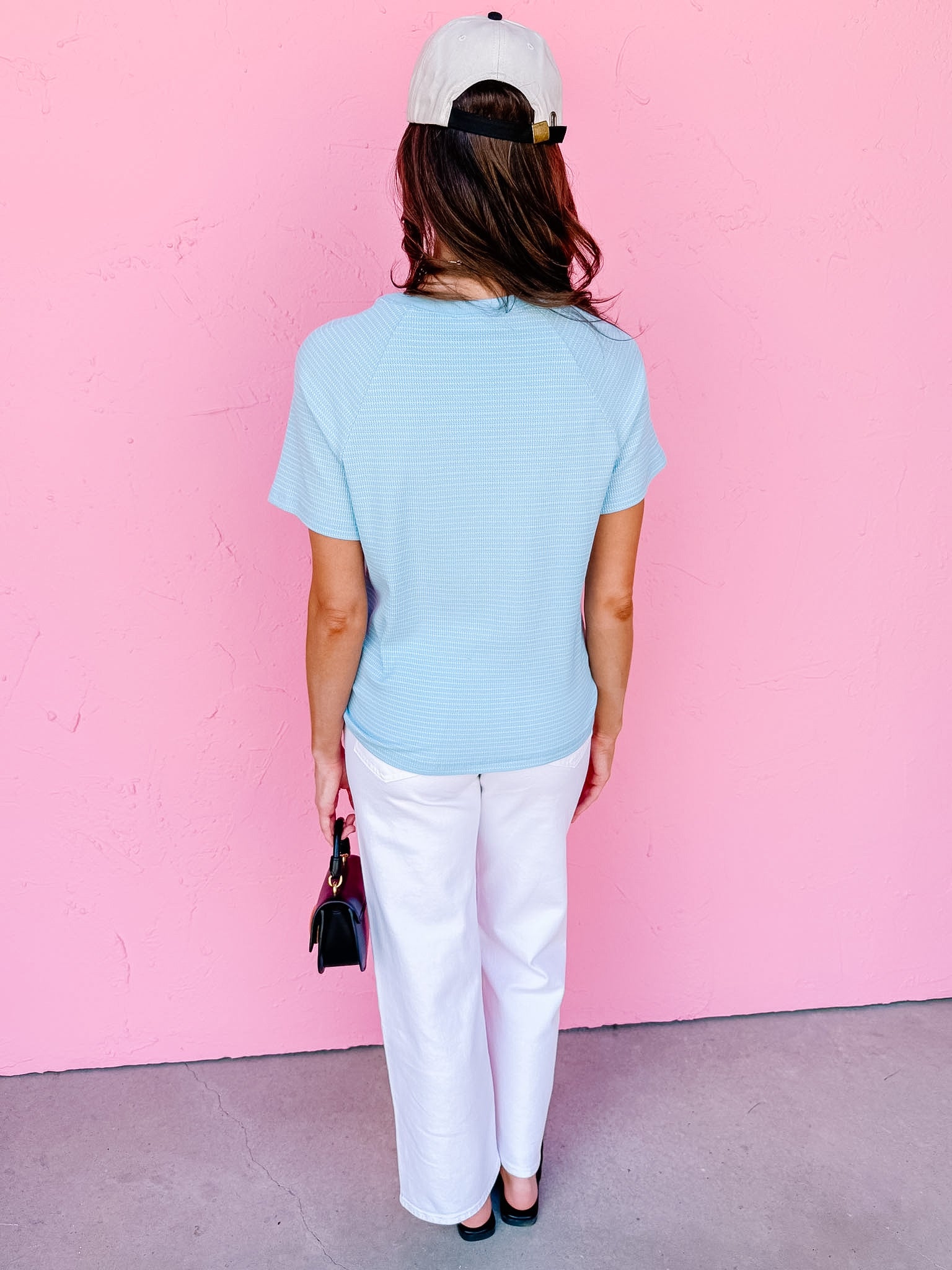 Mira Striped Raglan Tee